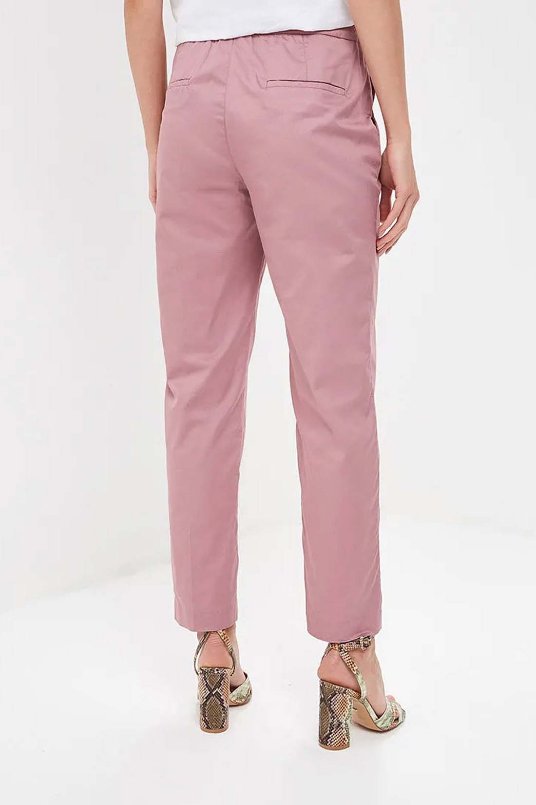 Розовые брюки-чиносы (арт. baon B299031), размер M, цвет розовый Розовые брюки-чиносы (арт. baon B299031) - фото 2