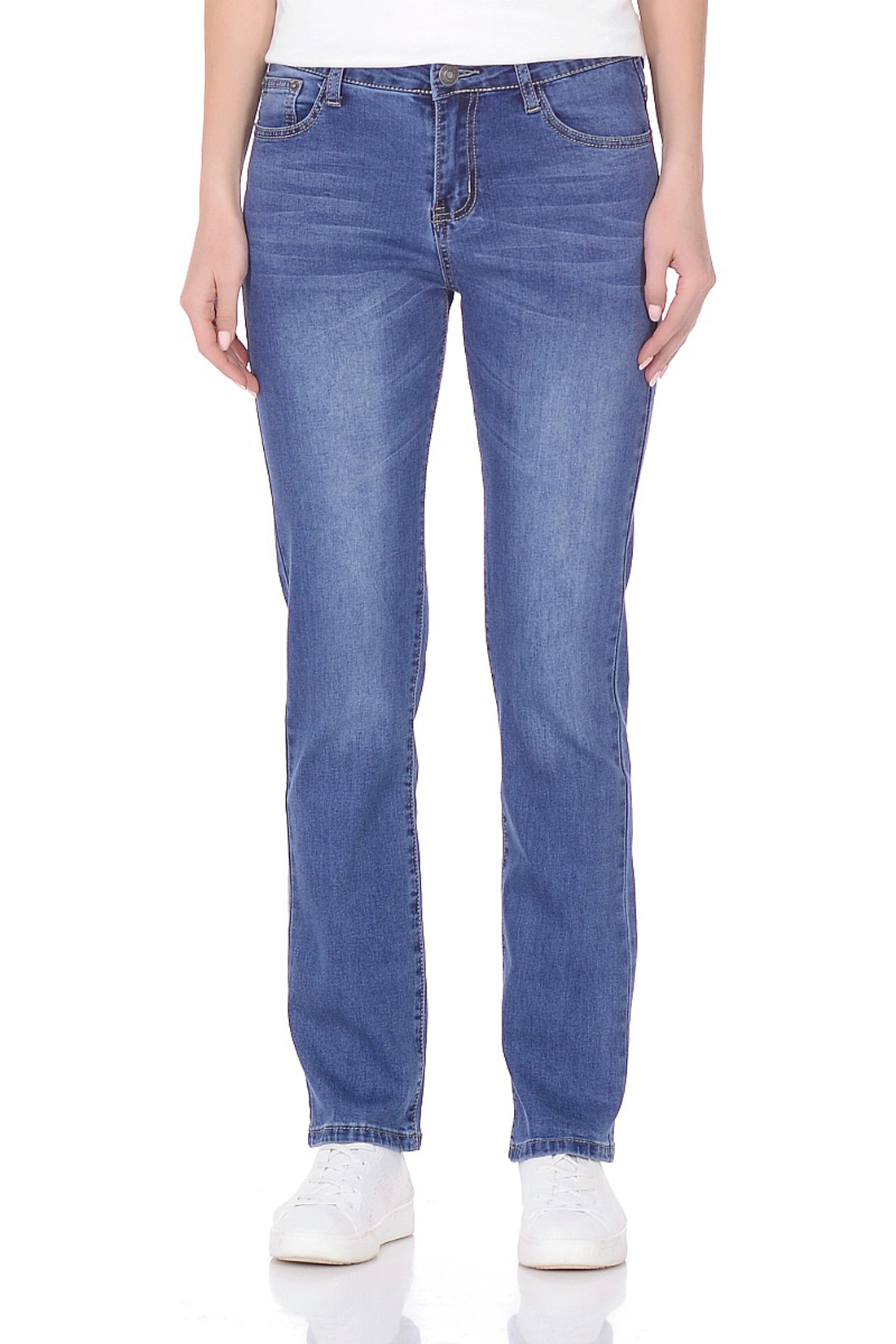 Прямые джинсы (арт. baon B308014), размер 30, цвет blue denim#голубой Прямые джинсы (арт. baon B308014) - фото 1