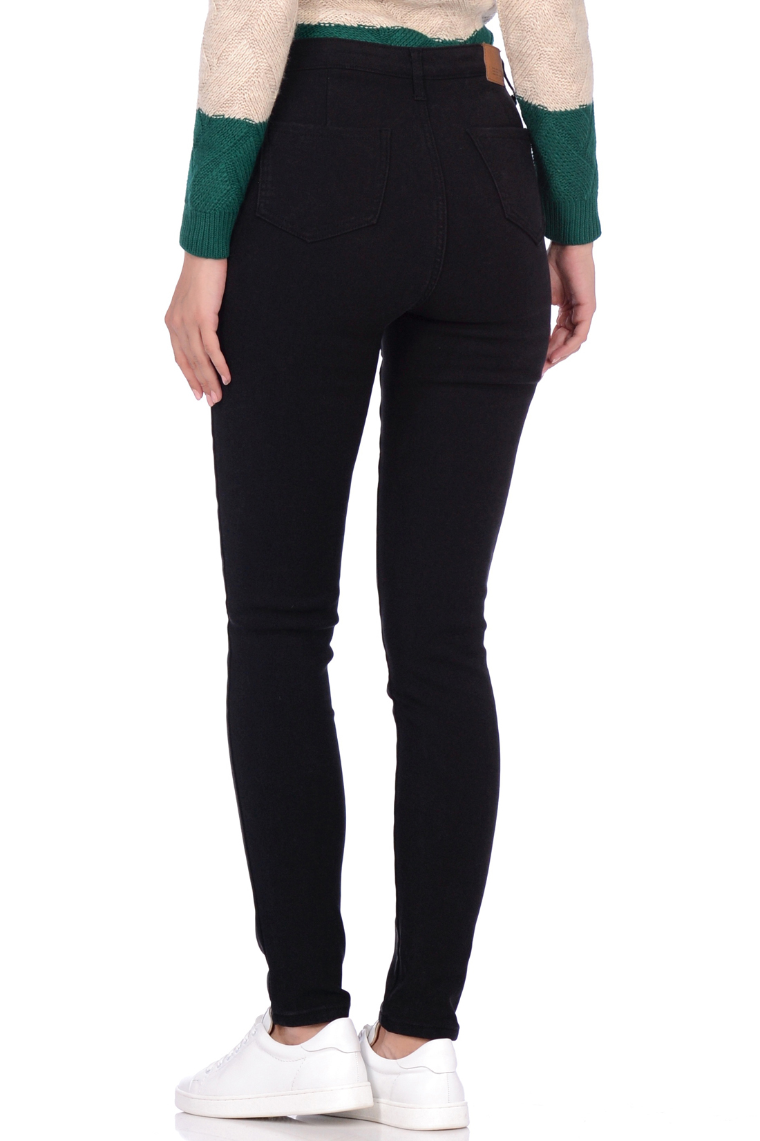Утеплённые джинсы чёрного цвета (арт. baon B309503), размер 28 Утеплённые джинсы чёрного цвета (арт. baon B309503) - фото 2