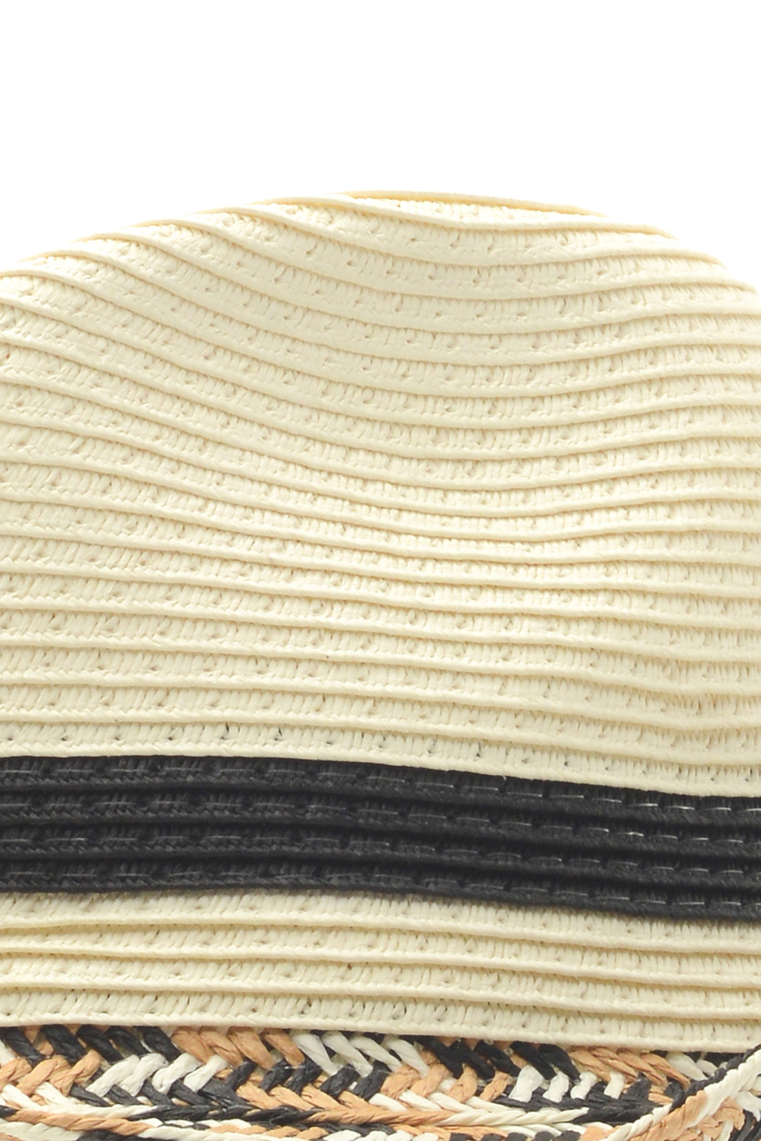 Шляпа с узором (арт. baon B348004), размер Б/р 56, цвет белый Шляпа с узором (арт. baon B348004) - фото 3