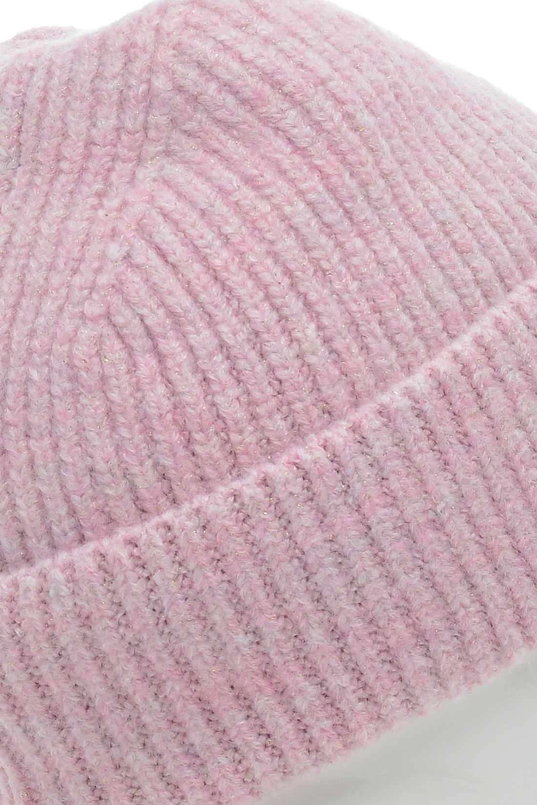 Шапка рельефной вязки с люрексом (арт. baon B348563), размер Б/р 56, цвет розовый Шапка рельефной вязки с люрексом (арт. baon B348563) - фото 6
