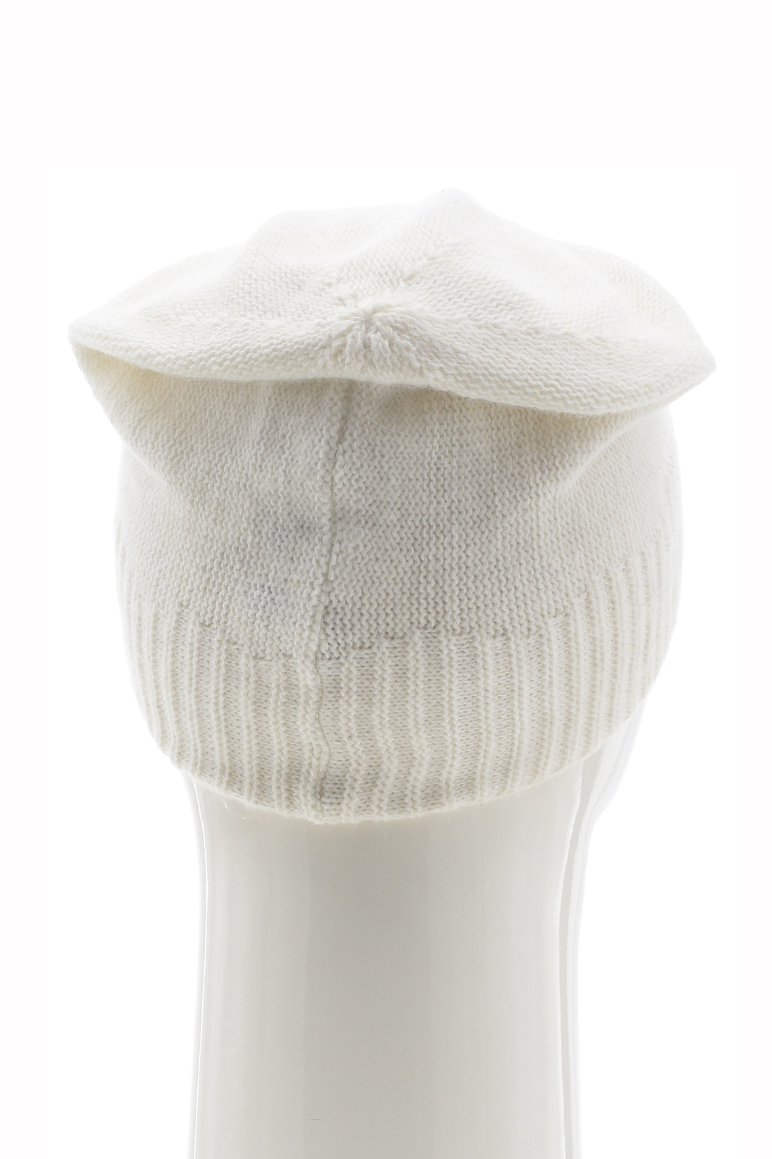 Полушерстяная шапка со стразами (арт. baon B348576), размер Б/р 56, цвет белый Полушерстяная шапка со стразами (арт. baon B348576) - фото 4