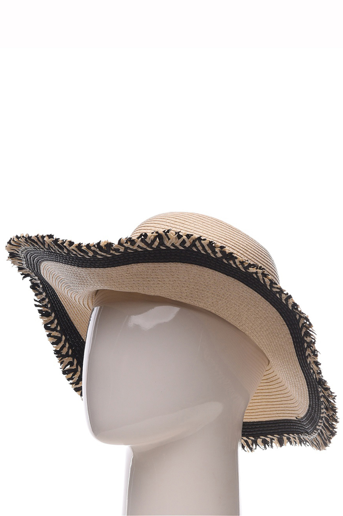 Шляпа с бахромой (арт. baon B349003), размер Б/р 56, цвет бежевый
