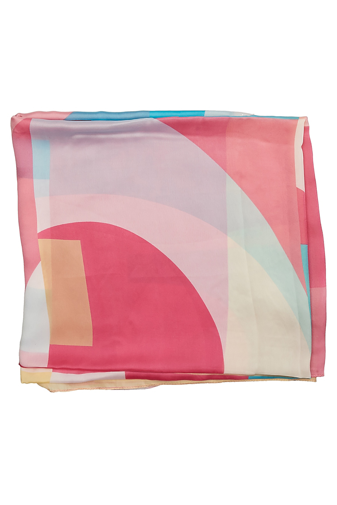Нежный шелковый шарф (арт. baon B358047), размер Без/раз, цвет multicolor#многоцветный Нежный шелковый шарф (арт. baon B358047) - фото 2