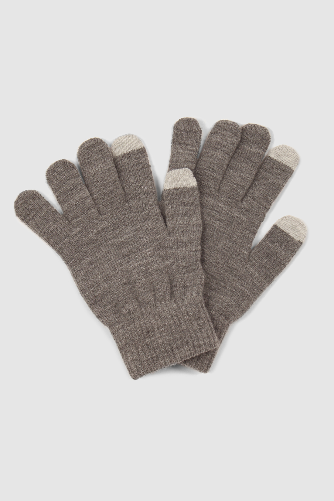 Перчатки (арт. baon B360513), размер Без/раз, цвет zircon melange#серый