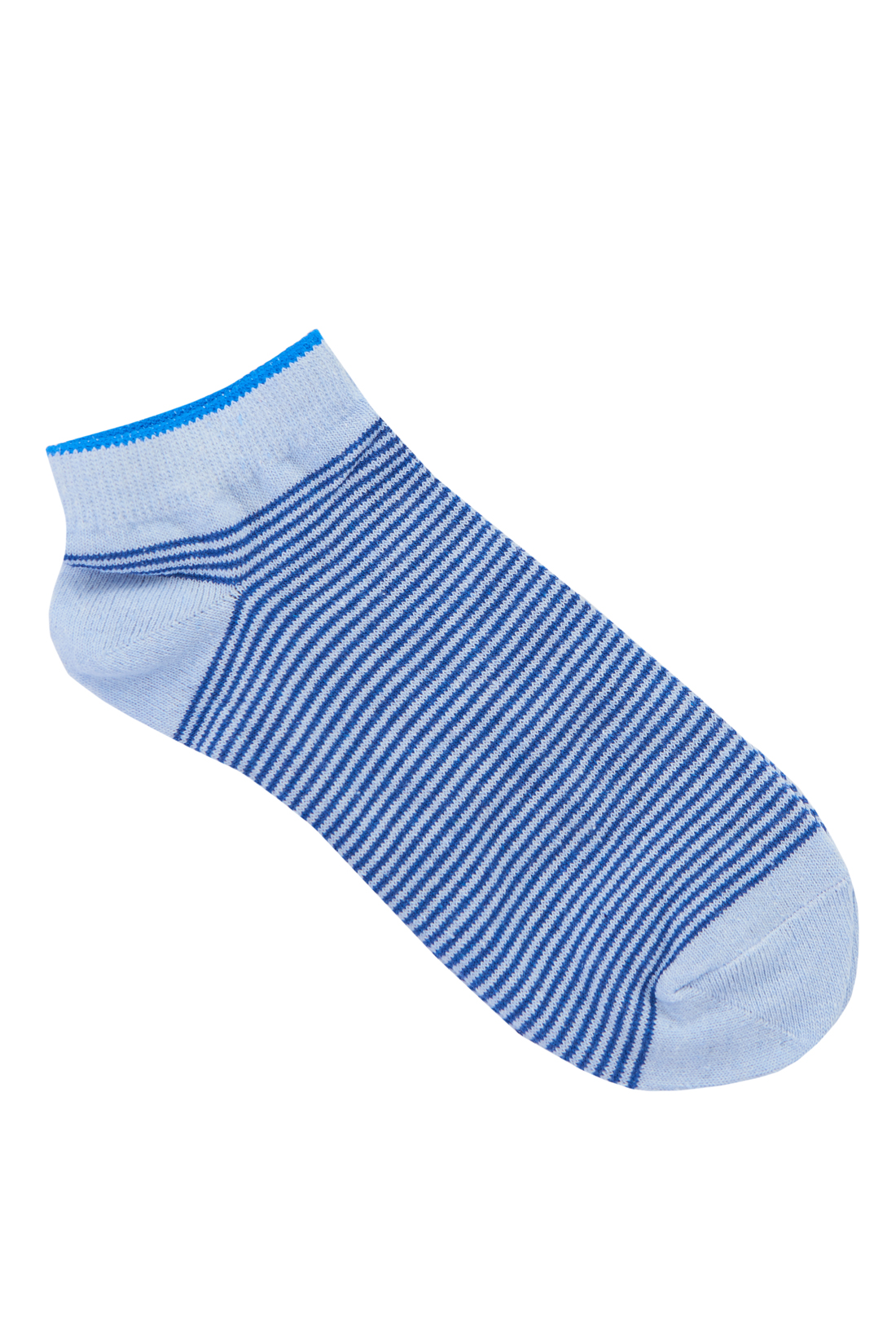 Носки в сине-голубую полоску (арт. baon B398027), размер 38/40, цвет синий