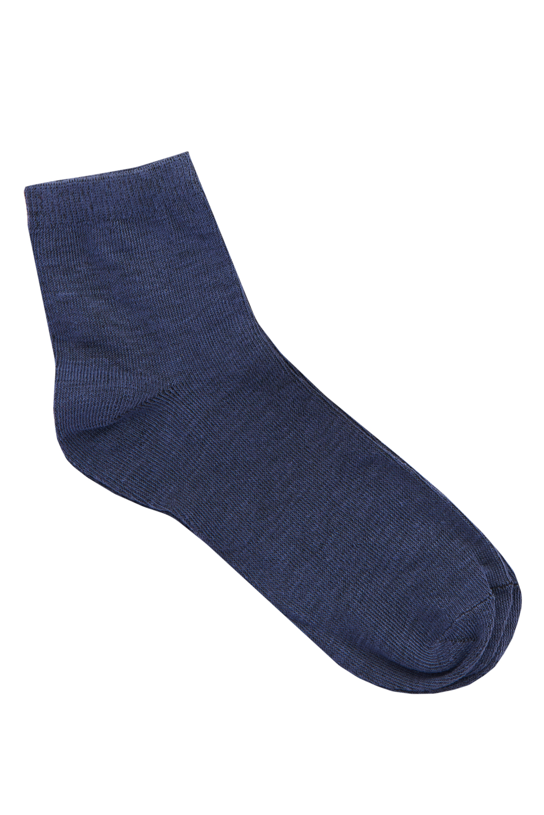 Меланжевые однотонные носки (арт. baon B398038), размер 38/40, цвет baltic blue melange#синий