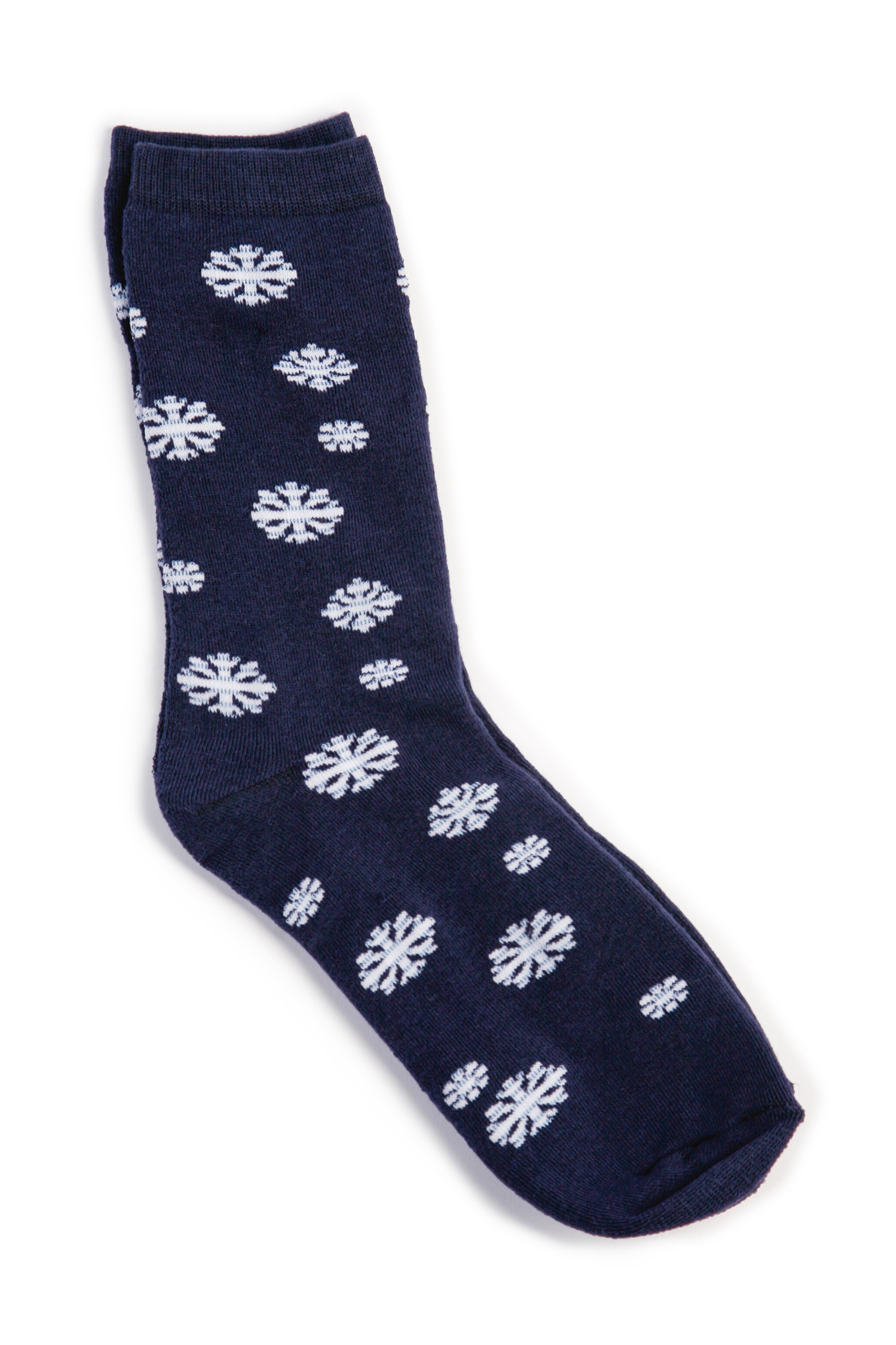 Носки со снежинками (арт. baon B398513), размер 35/37, цвет синий