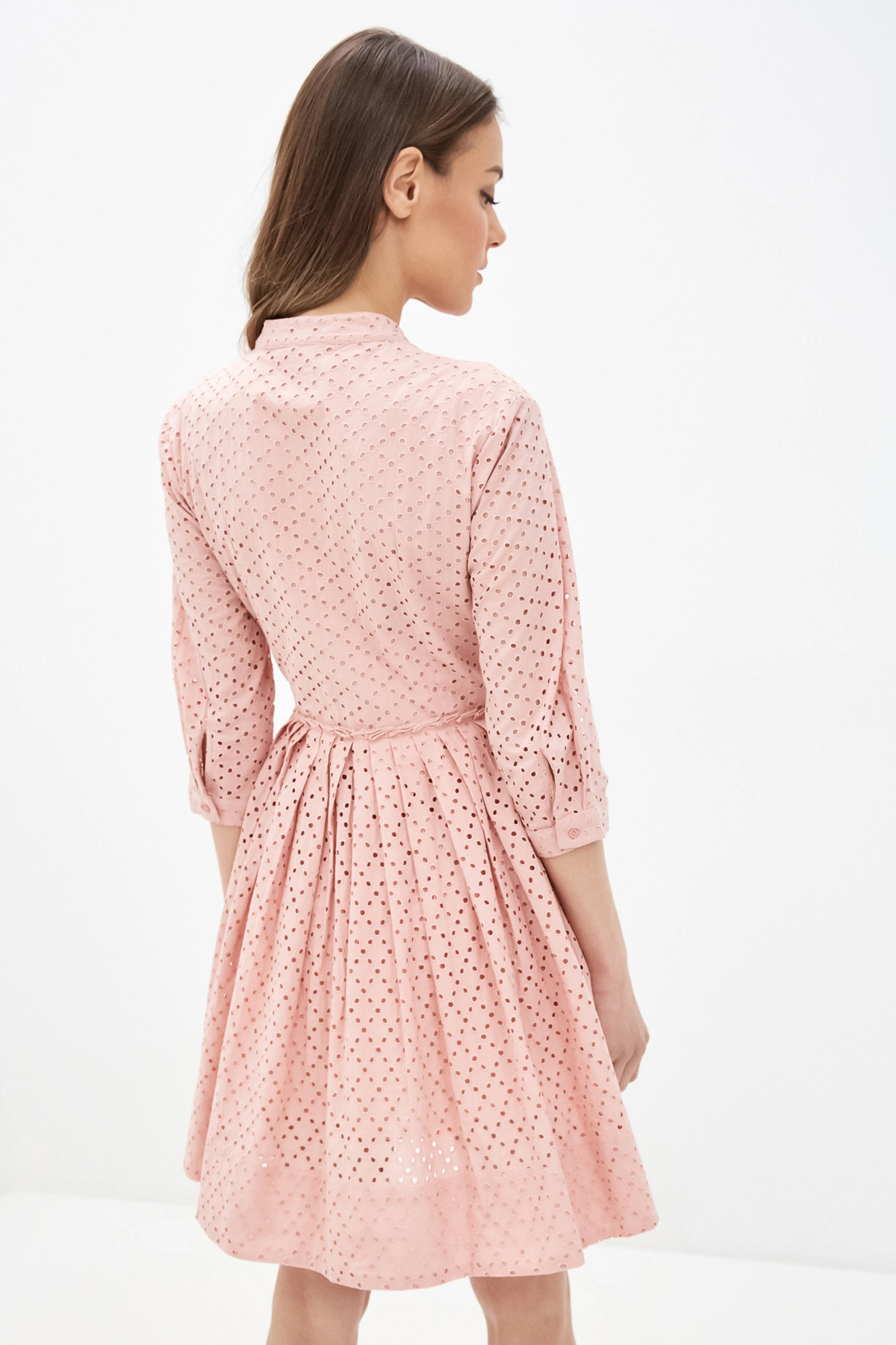 Платье (арт. baon B450043), размер XL, цвет розовый Платье (арт. baon B450043) - фото 2
