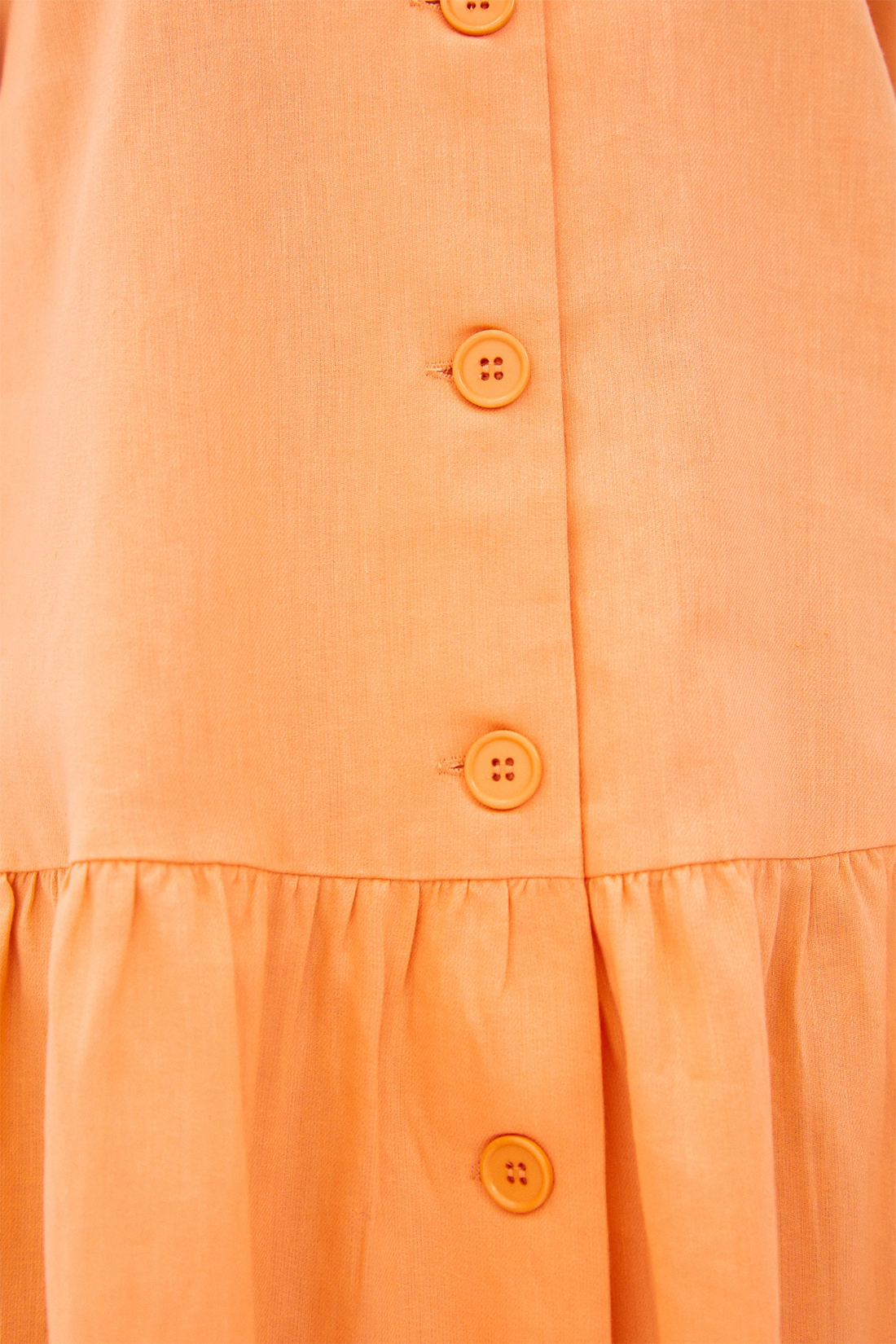 Платье (арт. baon B450054), размер XXL, цвет оранжевый Платье (арт. baon B450054) - фото 3