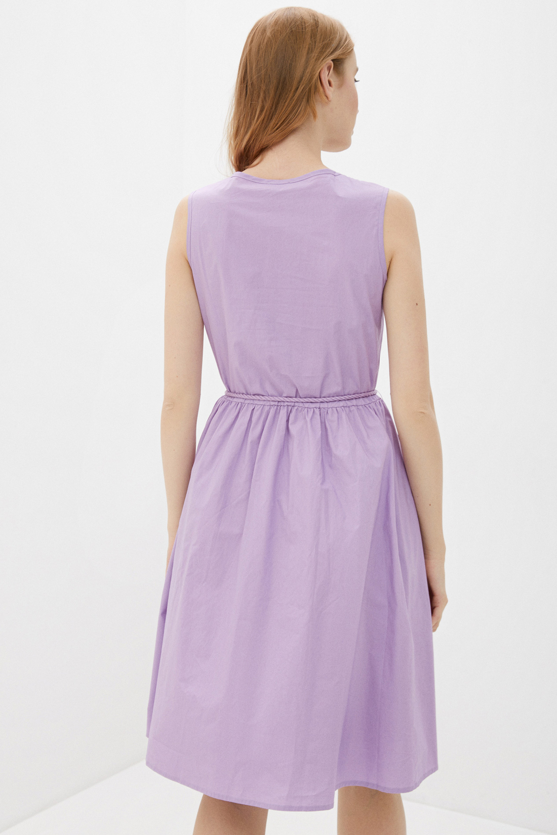 Платье (арт. baon B450063), размер L, цвет фиолетовый Платье (арт. baon B450063) - фото 2