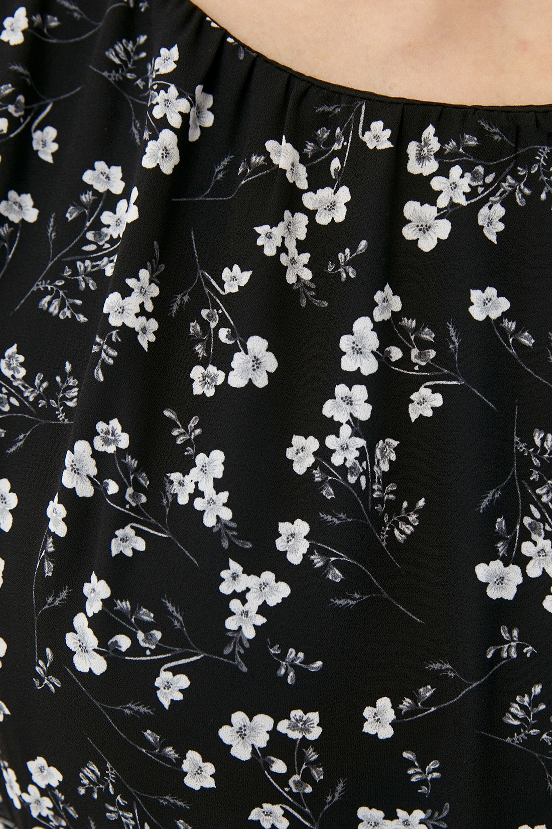 Платье (арт. baon B451037), размер M, цвет черный Платье (арт. baon B451037) - фото 3