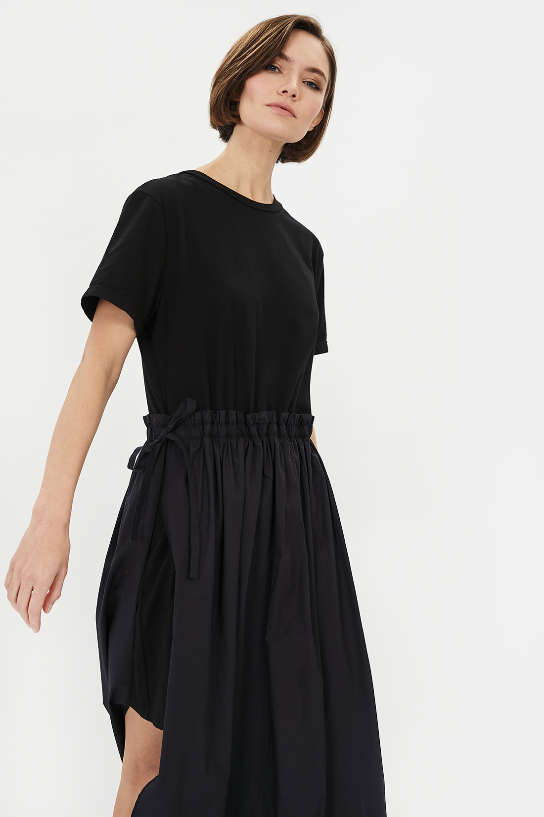 Платье (арт. baon B451086), размер L, цвет черный Платье (арт. baon B451086) - фото 4