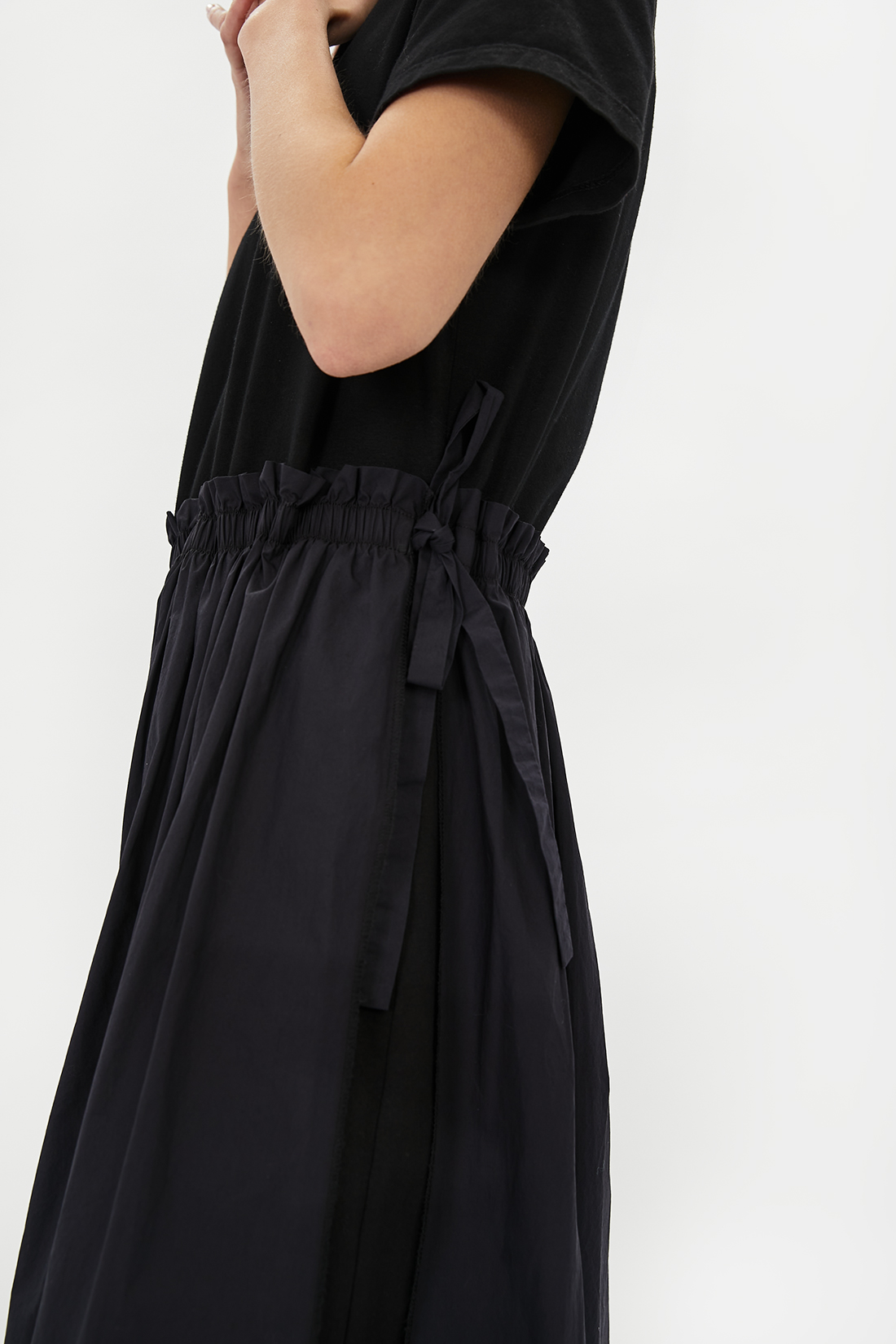 Платье (арт. baon B451086), размер L, цвет черный Платье (арт. baon B451086) - фото 3
