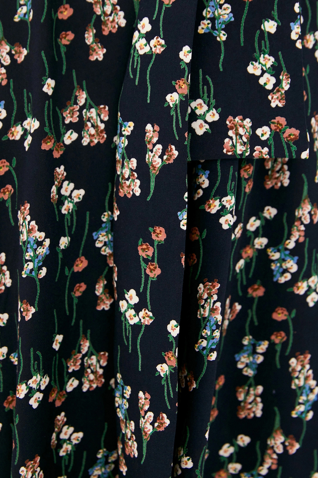 Хлопковое платье в цветок (арт. baon B451094), размер L Хлопковое платье в цветок (арт. baon B451094) - фото 3