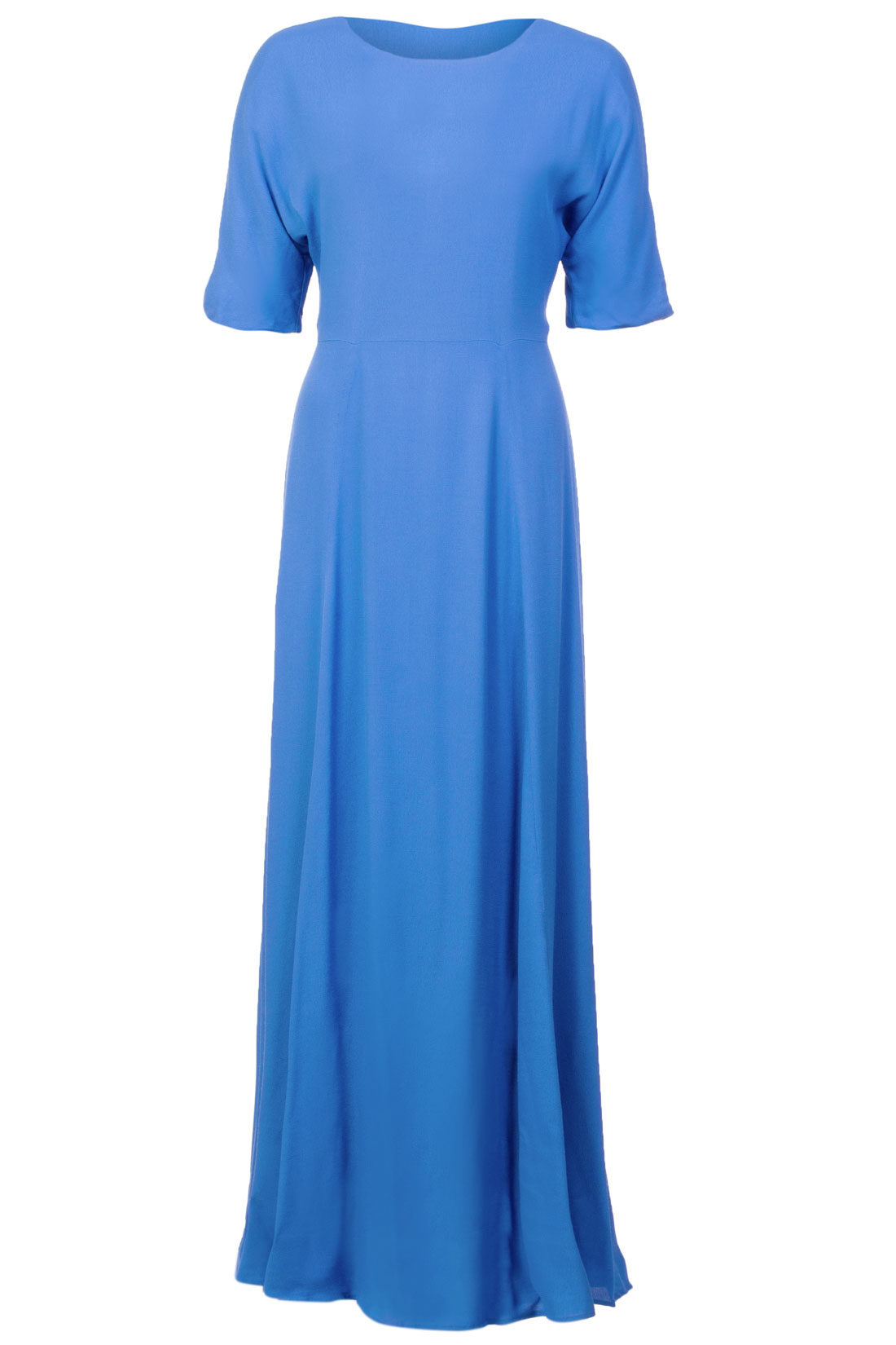 Платье с вырезом на спине (арт. baon B457025), размер S, цвет синий Платье с вырезом на спине (арт. baon B457025) - фото 4