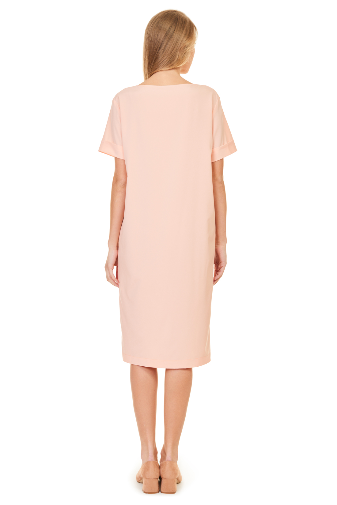 Платье-футболка (арт. baon B457111), размер XS, цвет розовый Платье-футболка (арт. baon B457111) - фото 2