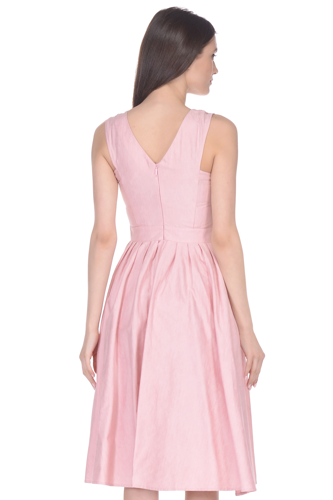 Платье силуэта new look (арт. baon B458043), размер S, цвет розовый Платье силуэта new look (арт. baon B458043) - фото 2