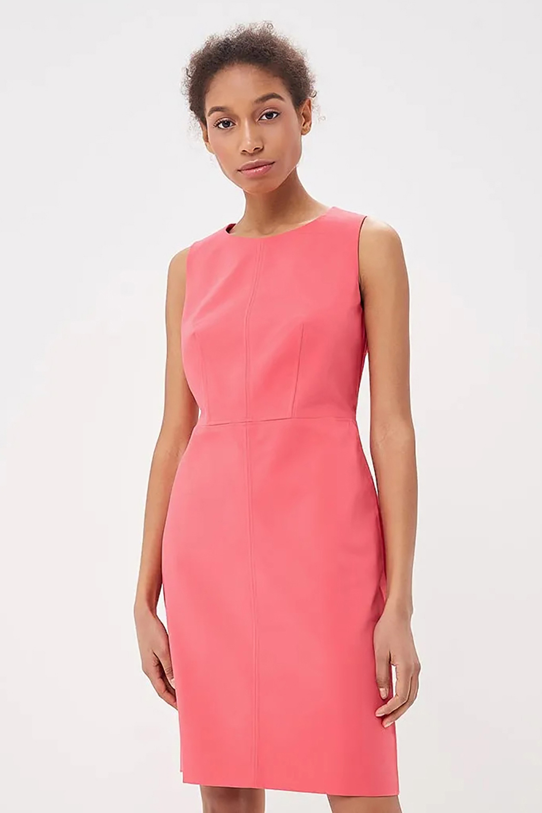 Платье-футляр (арт. baon B458044), размер L, цвет розовый Платье-футляр (арт. baon B458044) - фото 3
