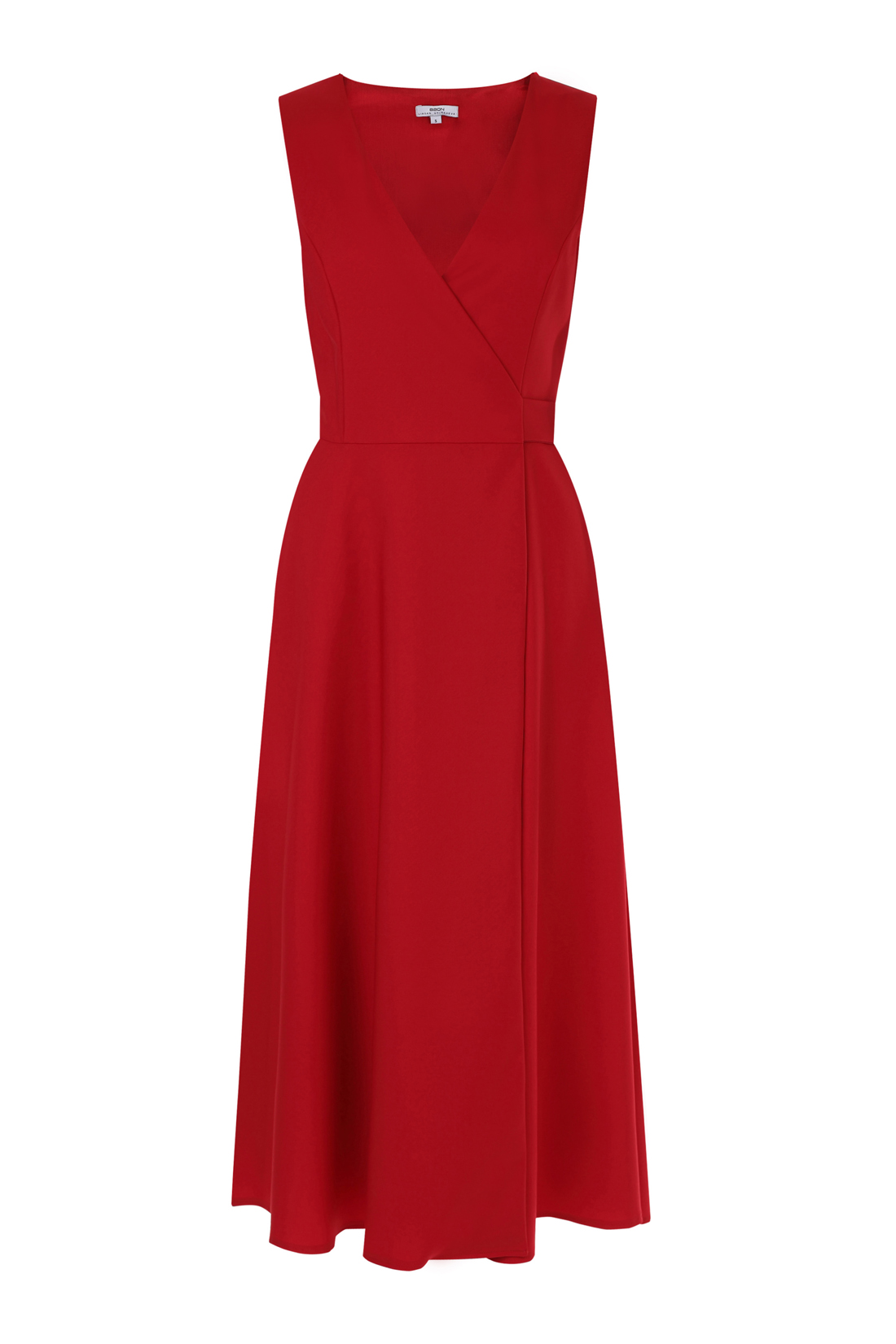 Платье без рукавов (арт. baon B458135), размер XS, цвет красный Платье без рукавов (арт. baon B458135) - фото 2