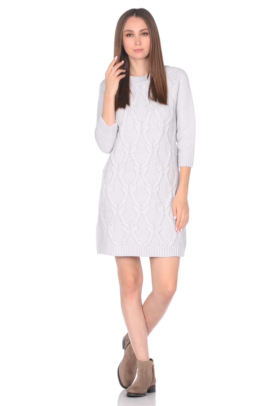 Платье baon. Цвет: серый