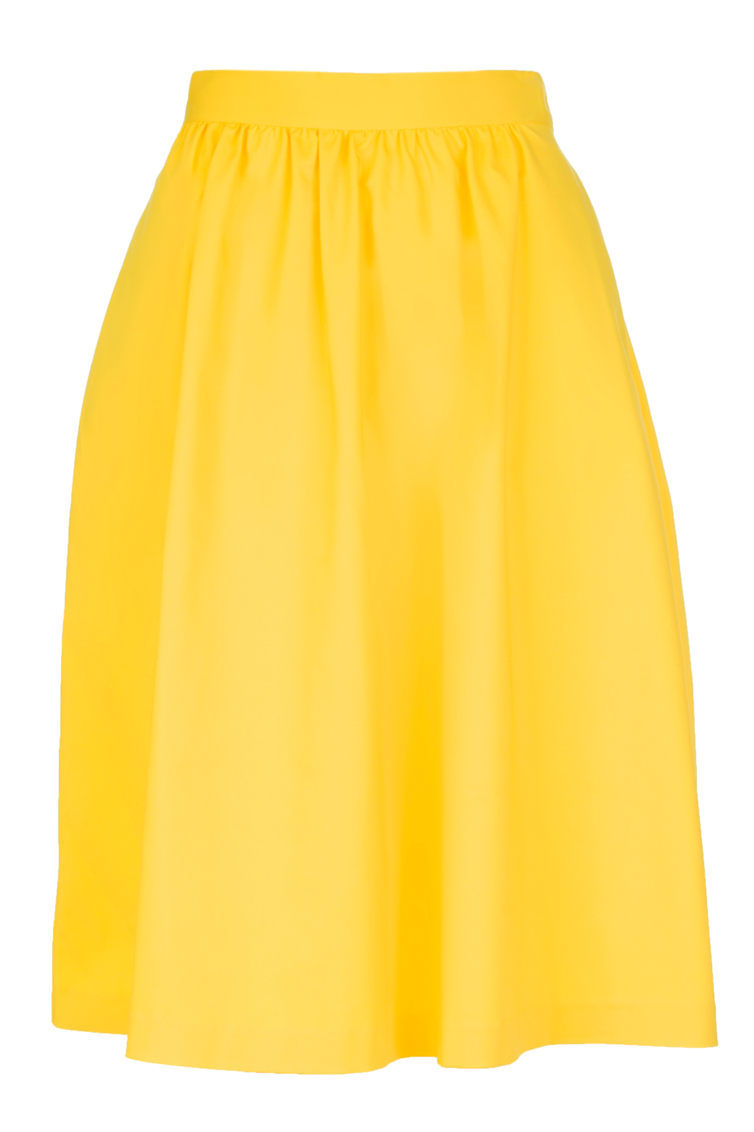 Юбка со складками (арт. baon B477009), размер L, цвет желтый Юбка со складками (арт. baon B477009) - фото 4