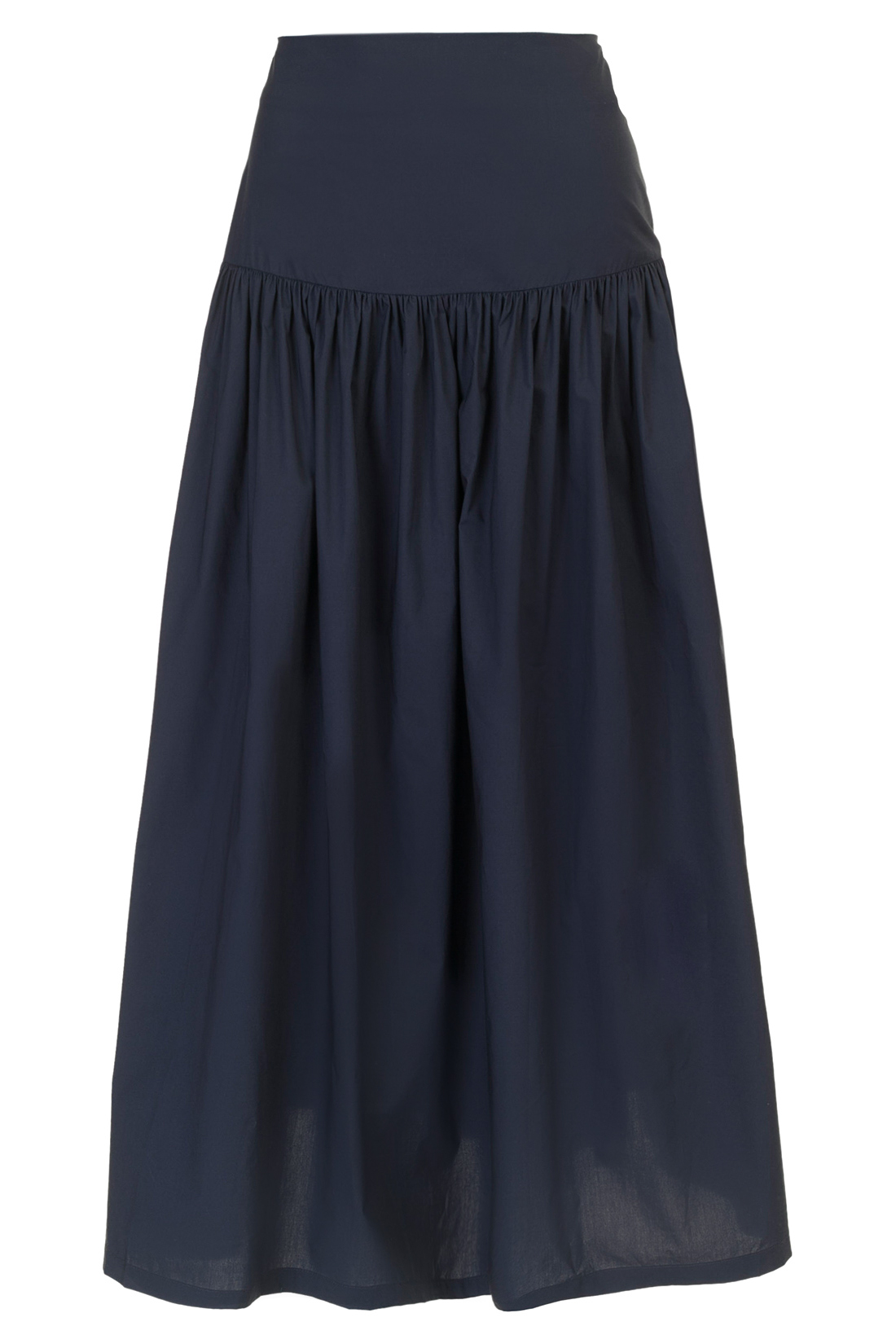 Длинная юбка с кокеткой (арт. baon B477022), размер L, цвет синий Длинная юбка с кокеткой (арт. baon B477022) - фото 4