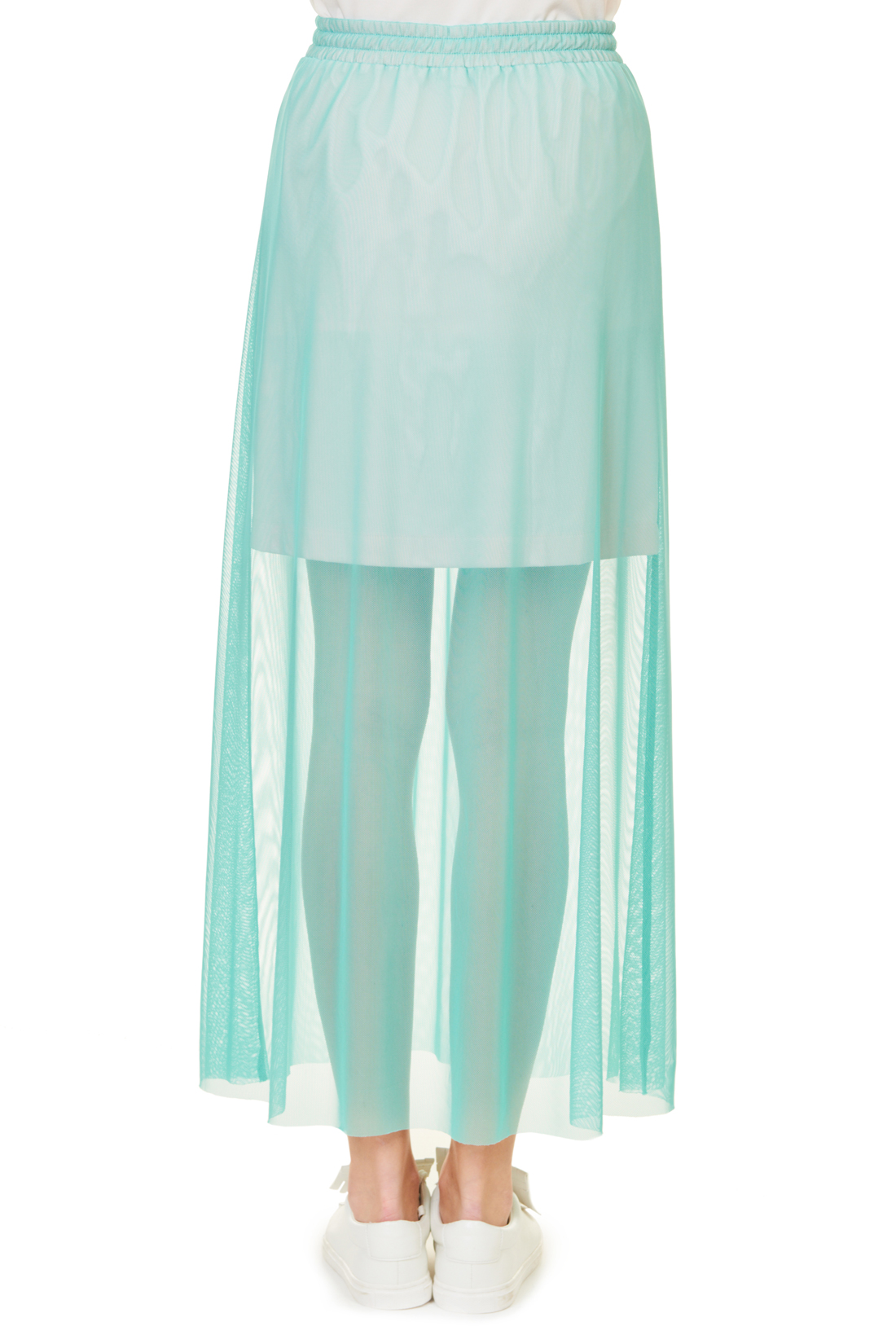 Двухслойная юбка (арт. baon B477043), размер L, цвет белый Двухслойная юбка (арт. baon B477043) - фото 2