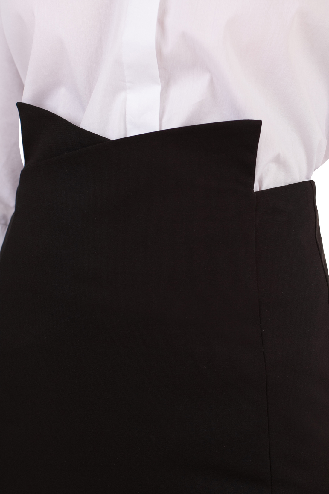Чёрная юбка-миди (арт. baon B478037), размер S, цвет черный Чёрная юбка-миди (арт. baon B478037) - фото 4