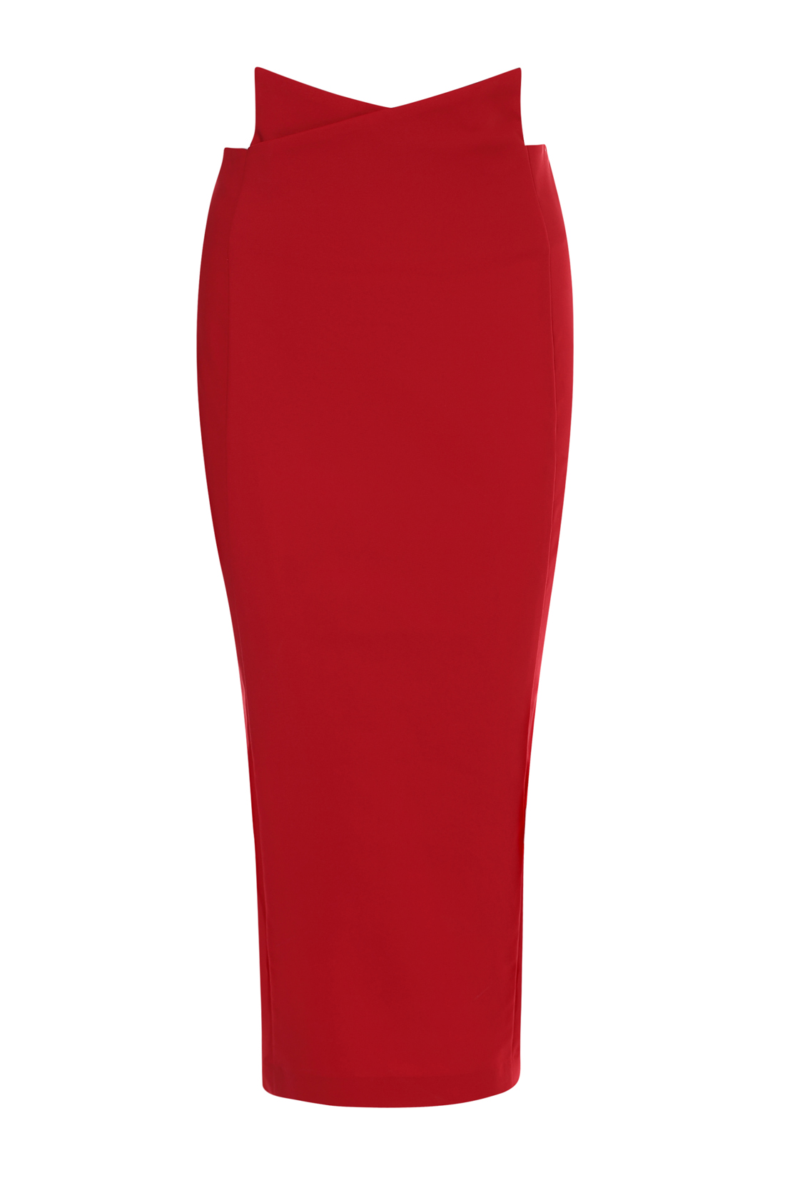 Красная юбка-миди (арт. baon B478038), размер XL, цвет красный Красная юбка-миди (арт. baon B478038) - фото 2