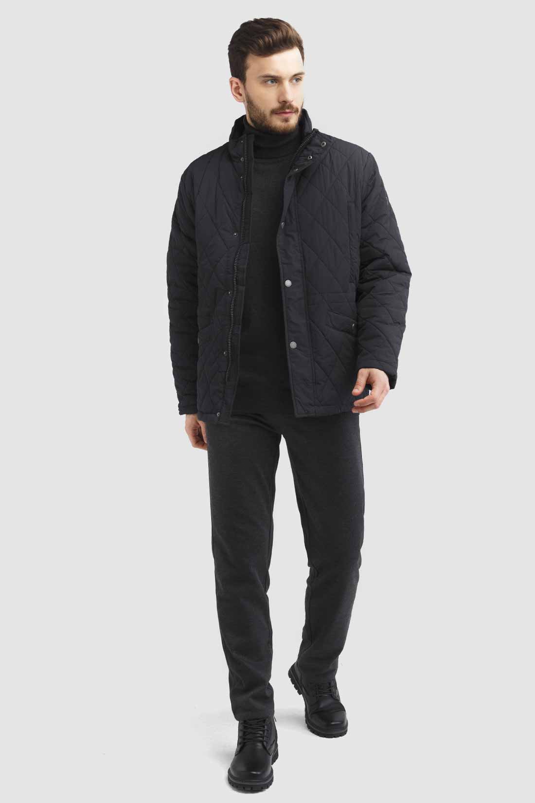 Куртка (арт. baon B530502), размер M, цвет черный Куртка (арт. baon B530502) - фото 4