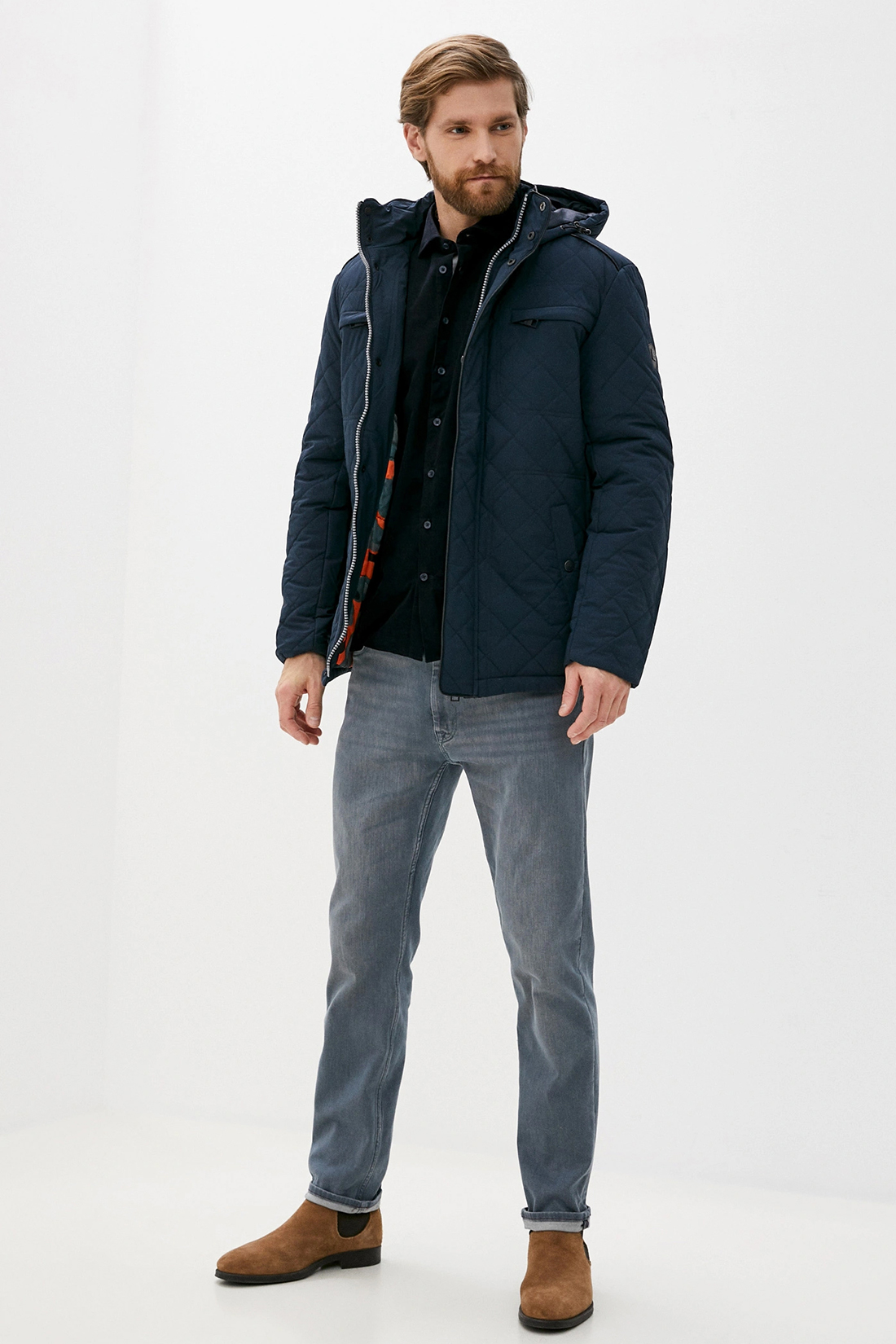 Куртка (арт. baon B530535), размер XL, цвет синий Куртка (арт. baon B530535) - фото 5