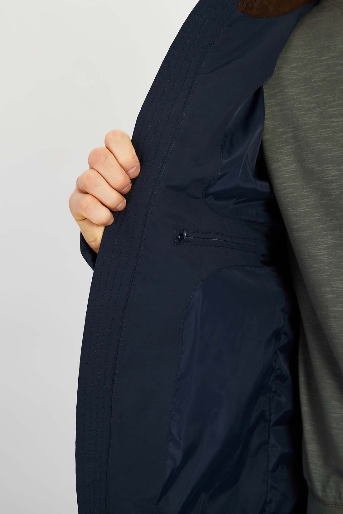 Куртка (арт. baon B531503), размер M, цвет синий Куртка (арт. baon B531503) - фото 3