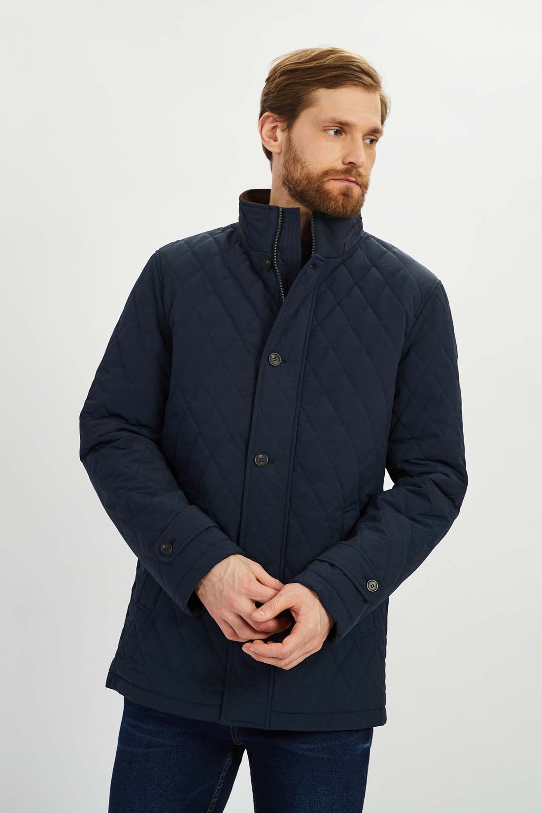 Куртка (арт. baon B531503), размер M, цвет синий Куртка (арт. baon B531503) - фото 1