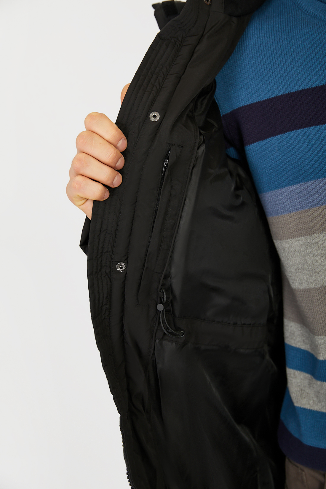 Куртка (арт. baon B531504), размер M, цвет черный Куртка (арт. baon B531504) - фото 3