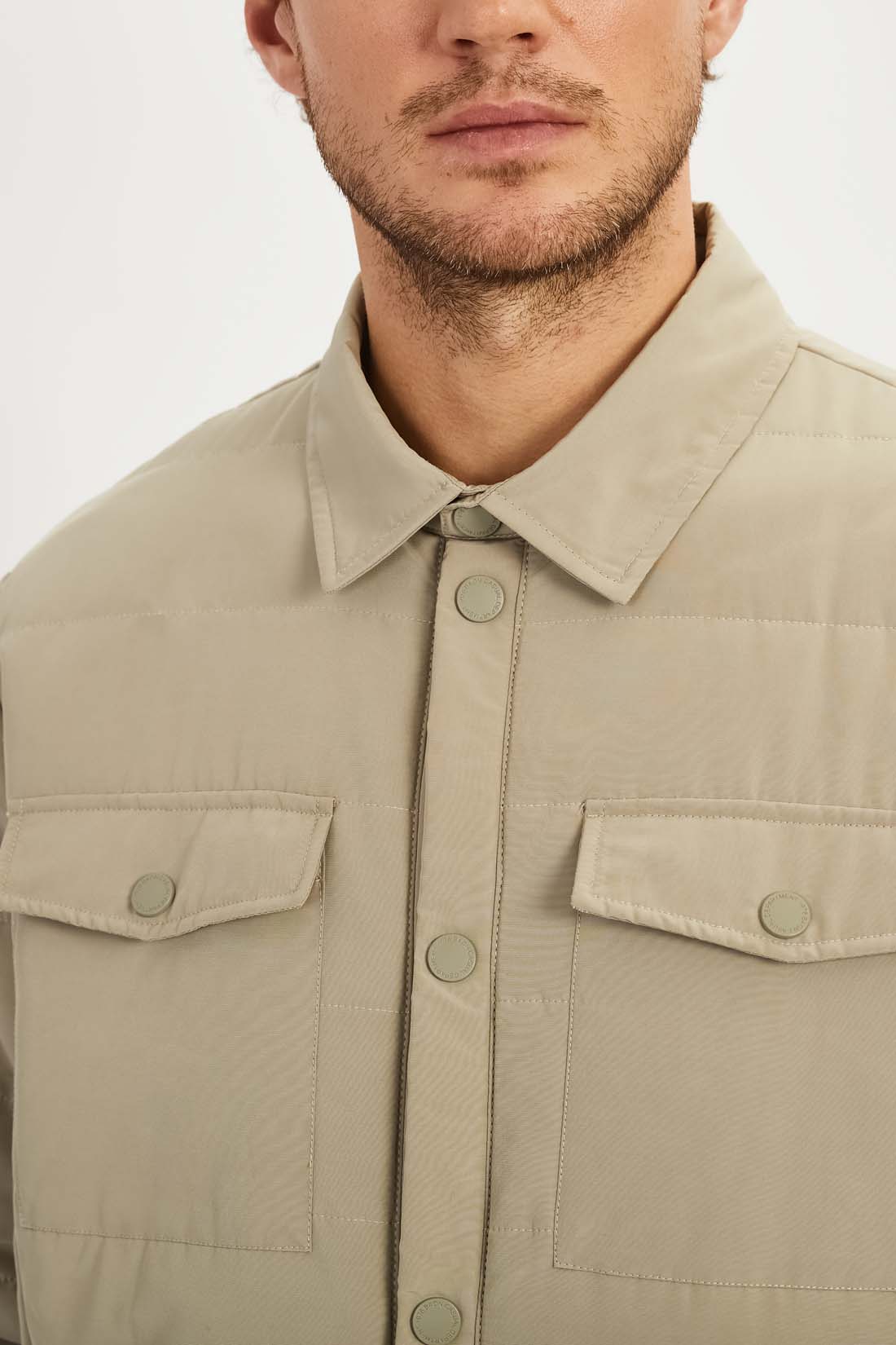 Куртка (арт. baon B5322007), размер M, цвет бежевый Куртка (арт. baon B5322007) - фото 3