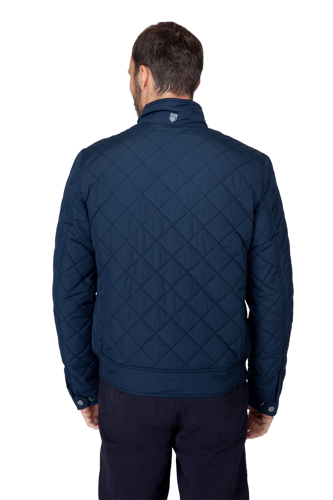Стёганая куртка с резинкой-рибана (арт. baon B537018), размер XL, цвет синий Стёганая куртка с резинкой-рибана (арт. baon B537018) - фото 2