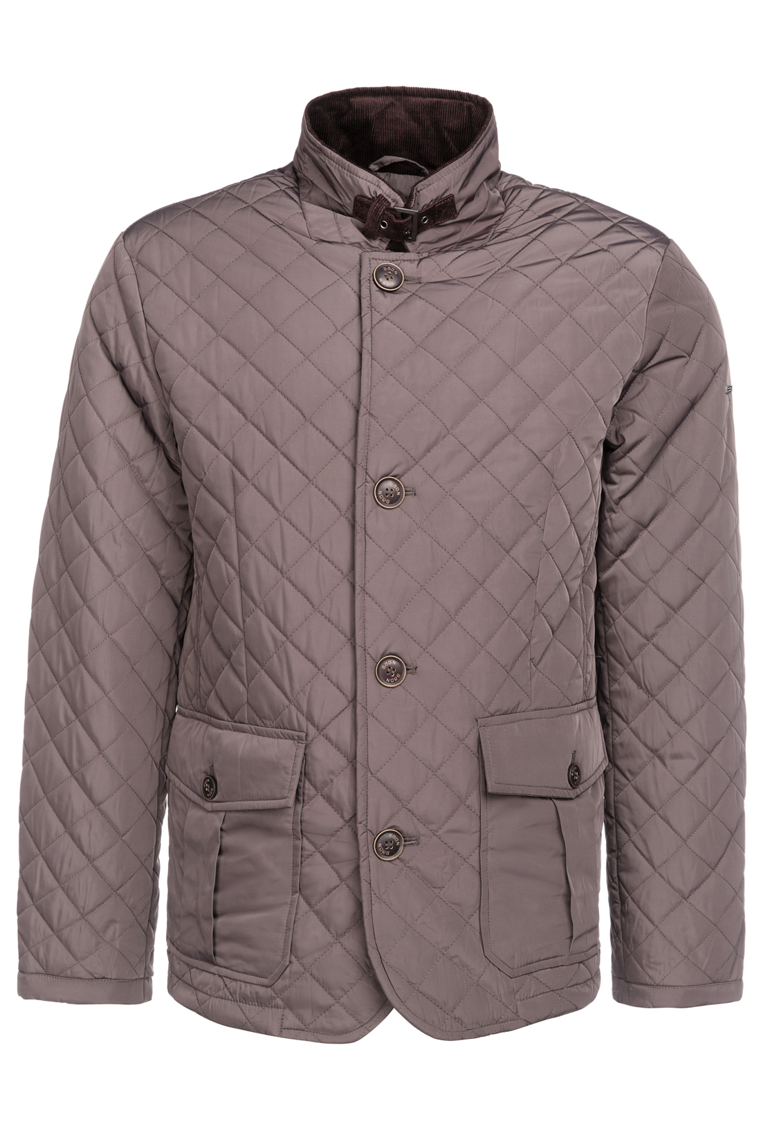 Классическая стёганая куртка (арт. baon B537023), размер L, цвет серый Классическая стёганая куртка (арт. baon B537023) - фото 4
