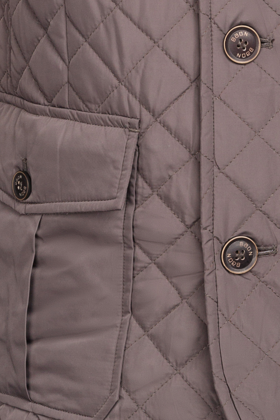 Классическая стёганая куртка (арт. baon B537023), размер L, цвет серый Классическая стёганая куртка (арт. baon B537023) - фото 3