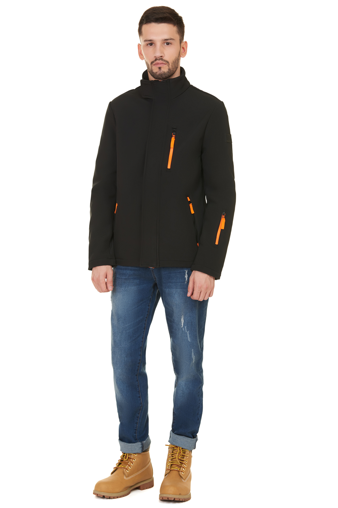 Куртка из виндблока (арт. baon B537504), размер M, цвет черный Куртка из виндблока (арт. baon B537504) - фото 5