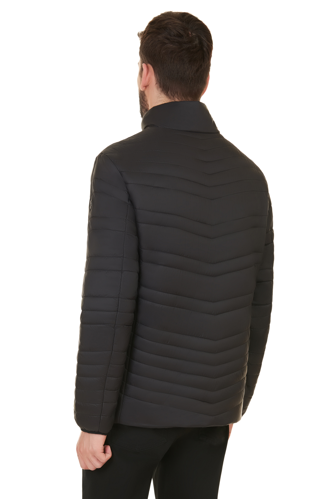 Куртка с наклонной простёжкой (арт. baon B537522), размер XXL, цвет черный Куртка с наклонной простёжкой (арт. baon B537522) - фото 2