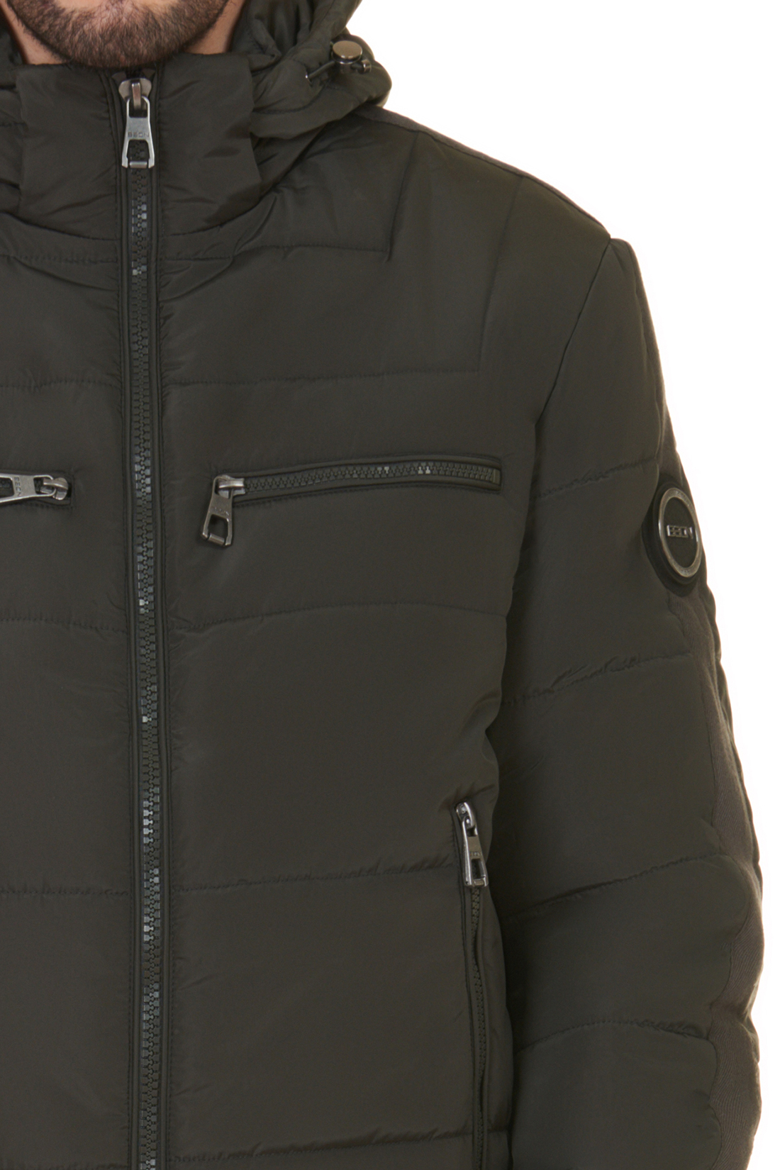 Куртка защитного цвета (арт. baon B537539), размер M Куртка защитного цвета (арт. baon B537539) - фото 4