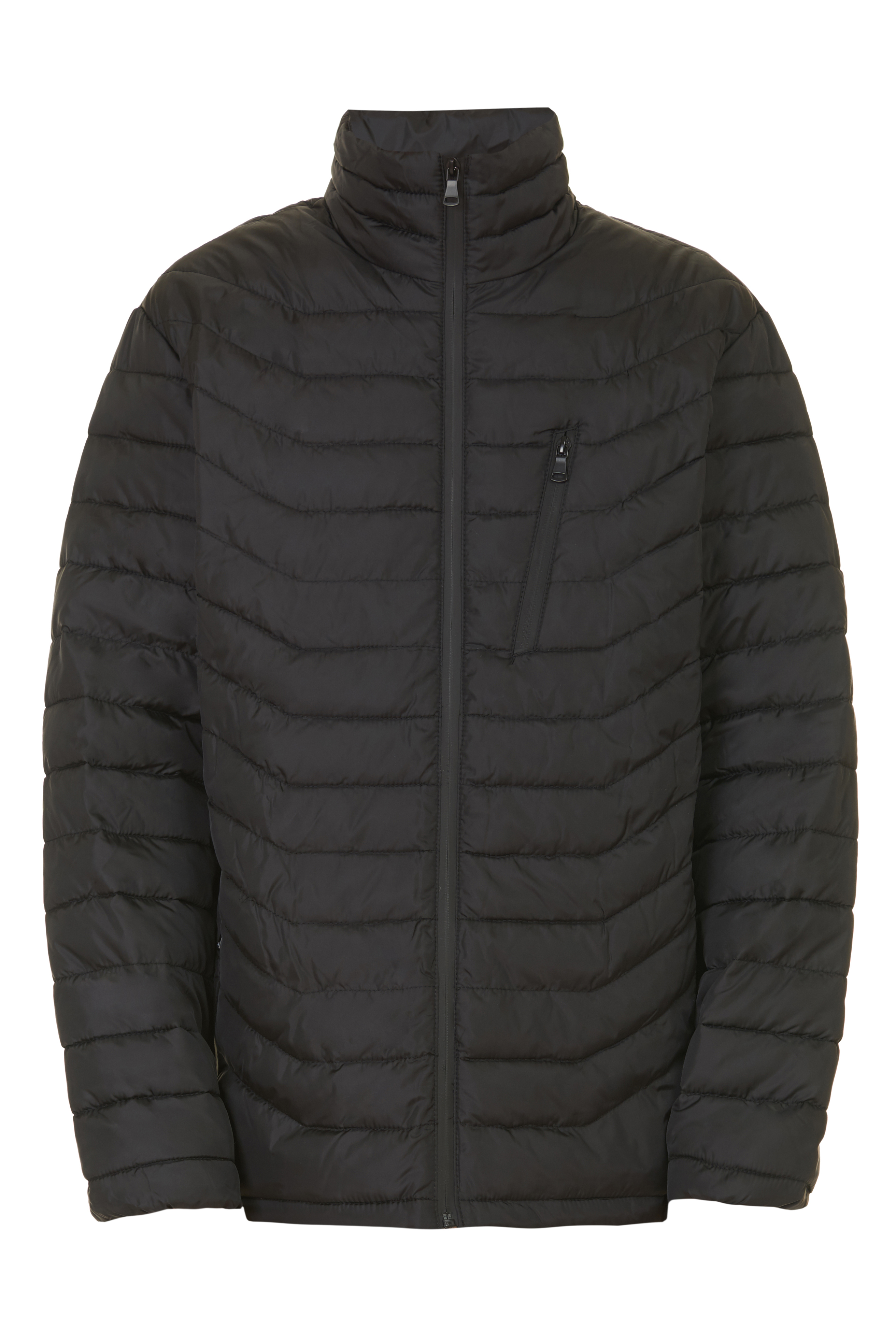 Куртка с непроницаемыми молниями (арт. baon B537547), размер L, цвет черный Куртка с непроницаемыми молниями (арт. baon B537547) - фото 3