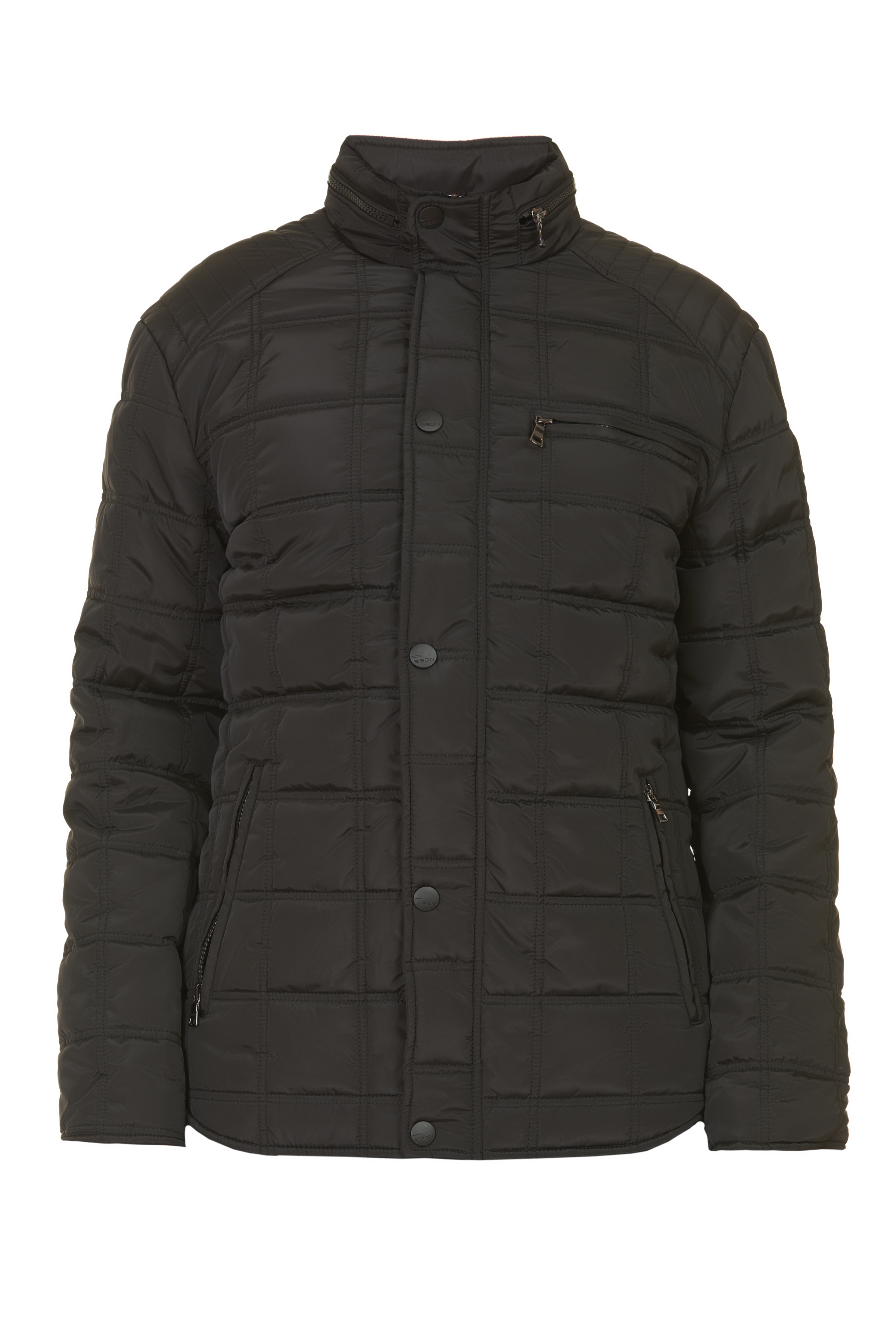 Куртка в байкерском стиле (арт. baon B537549), размер L, цвет черный Куртка в байкерском стиле (арт. baon B537549) - фото 3