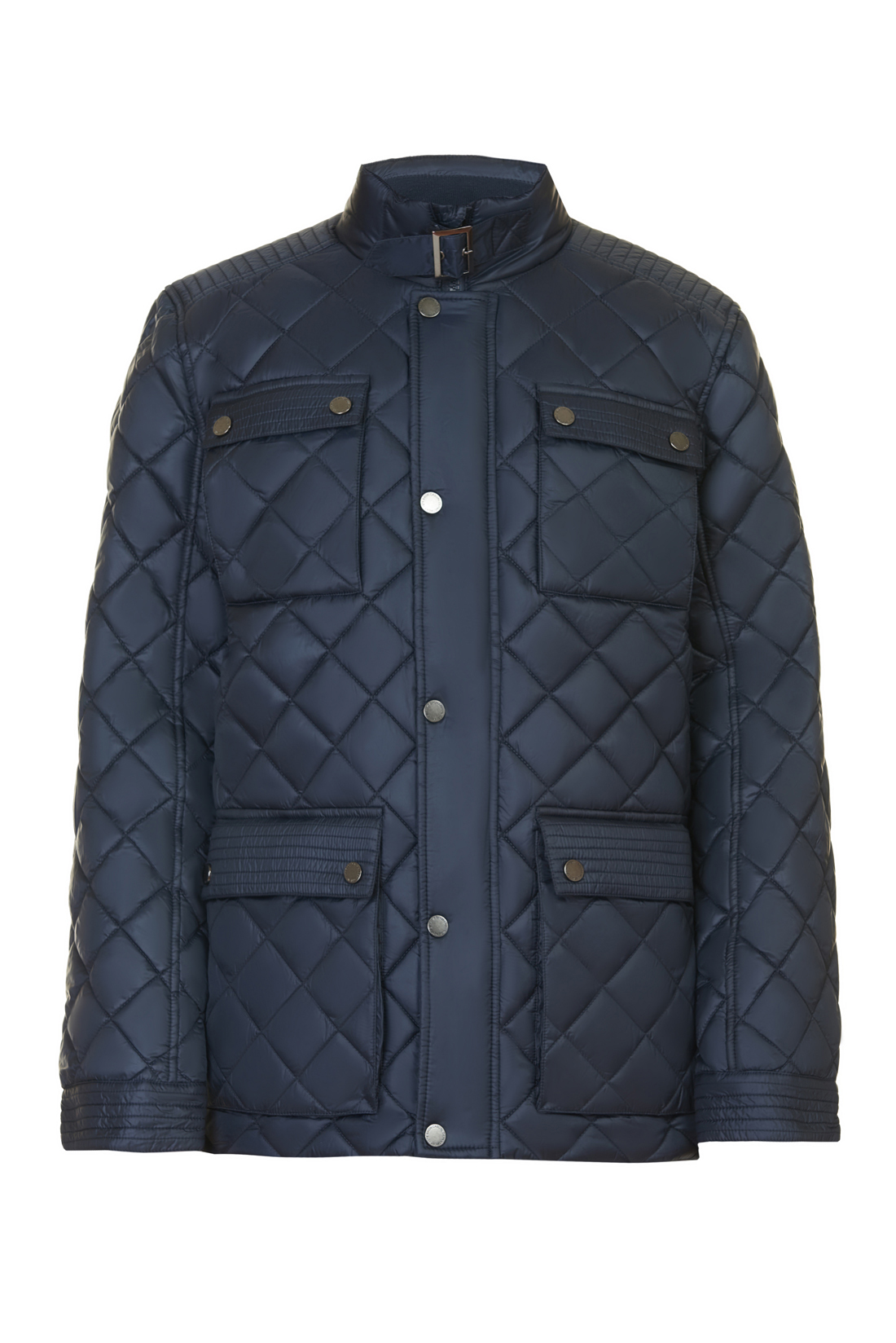 Стёганая куртка с металлической фурнитурой (арт. baon B537550), размер XXL, цвет синий Стёганая куртка с металлической фурнитурой (арт. baon B537550) - фото 3