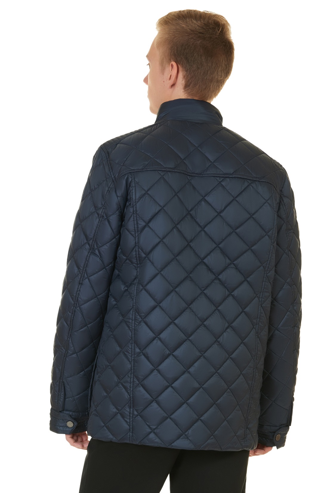 Стёганая куртка с металлической фурнитурой (арт. baon B537550), размер XXL, цвет синий Стёганая куртка с металлической фурнитурой (арт. baon B537550) - фото 2
