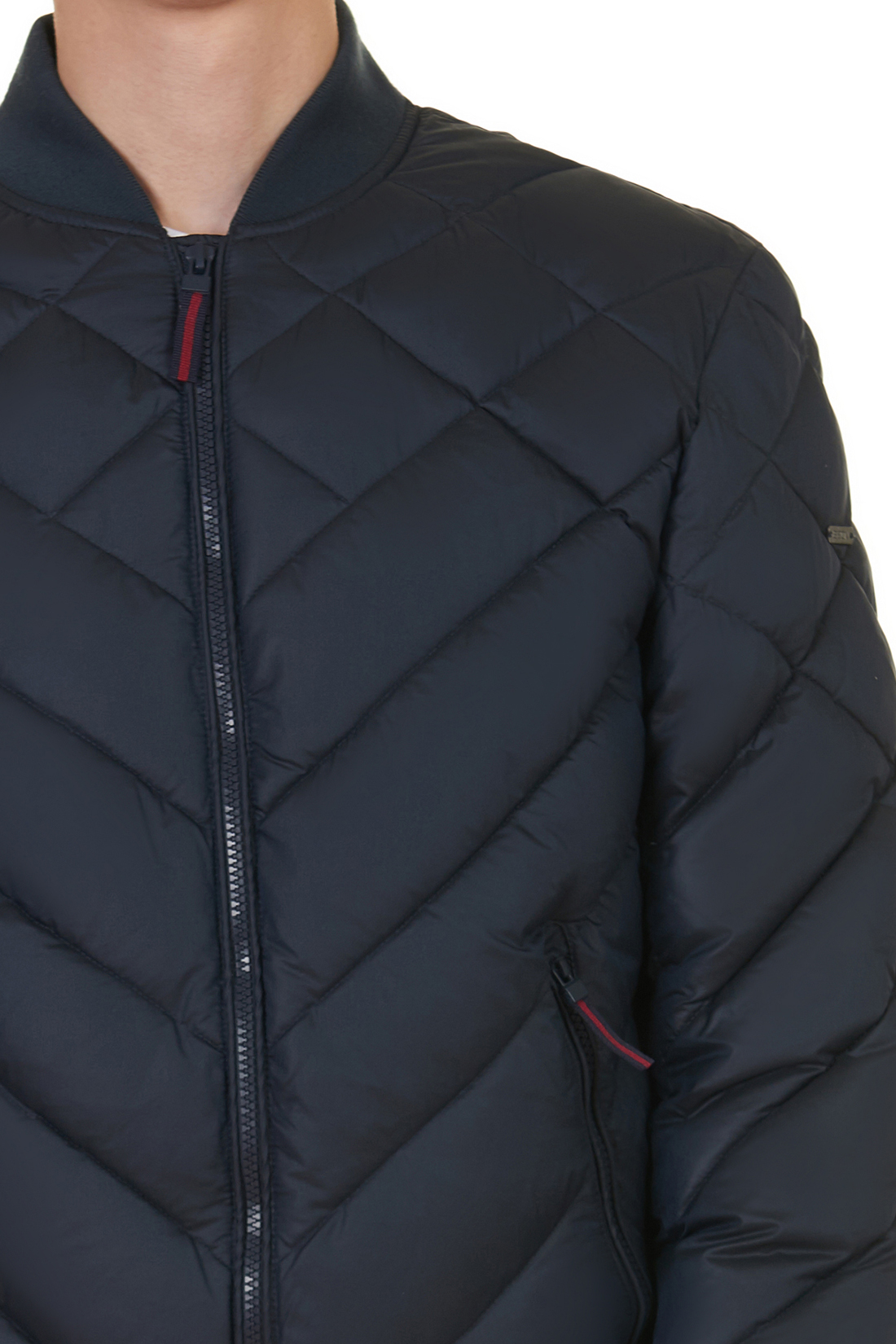 Дутая куртка-бомбер (арт. baon B537552), размер L, цвет синий Дутая куртка-бомбер (арт. baon B537552) - фото 4