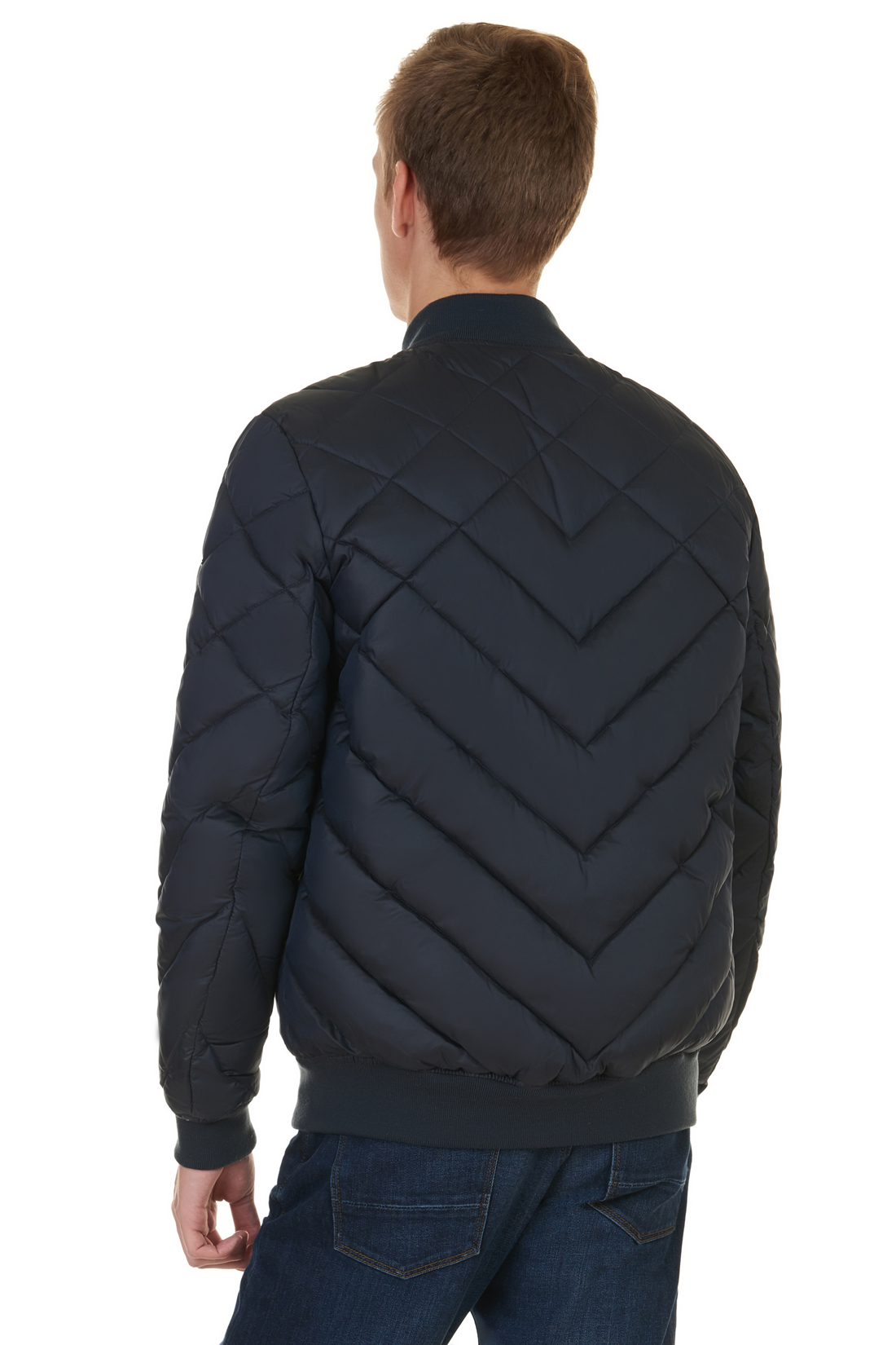 Дутая куртка-бомбер (арт. baon B537552), размер L, цвет синий Дутая куртка-бомбер (арт. baon B537552) - фото 2