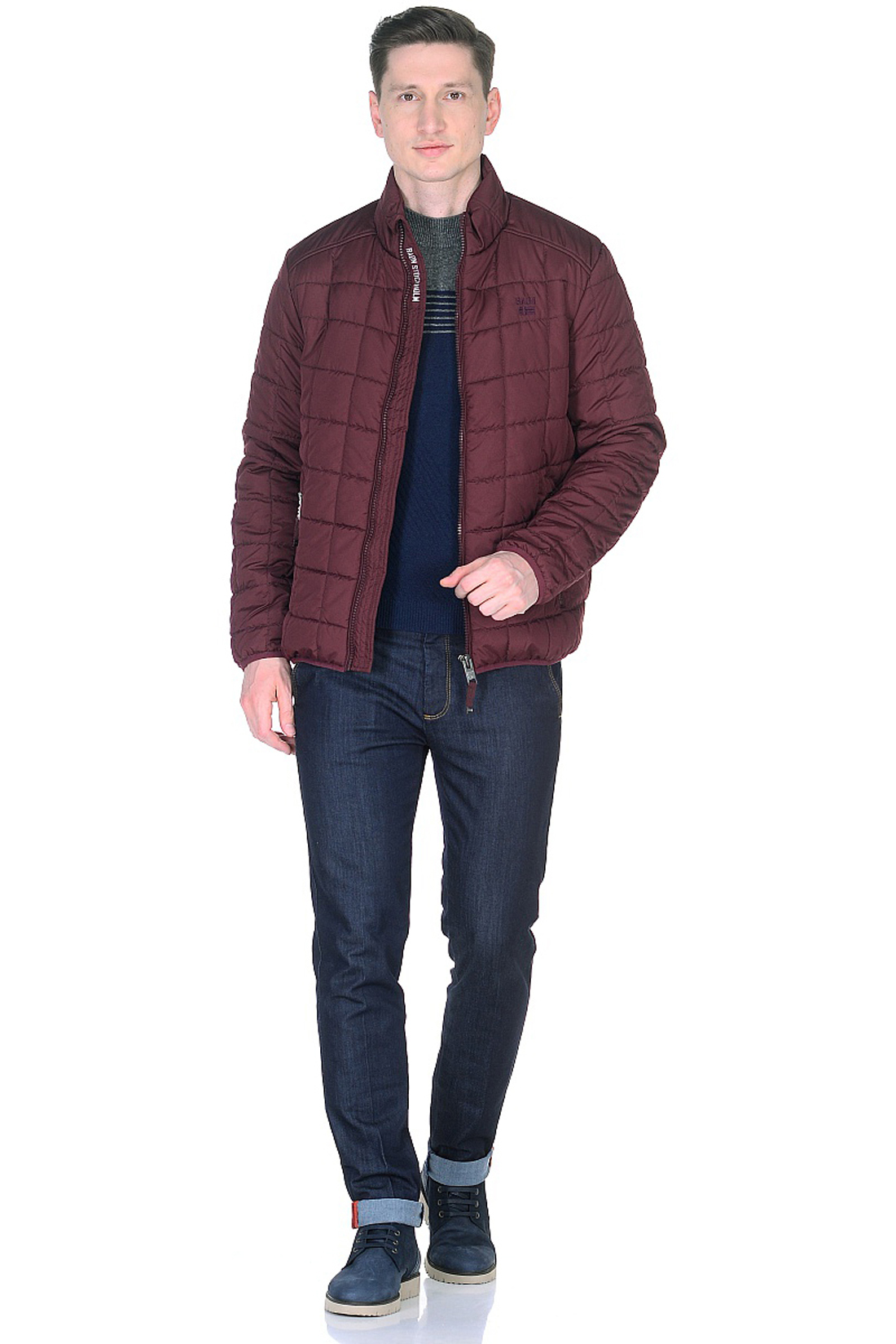 Куртка с квадратной простёжкой (арт. baon B538012), размер 3XL, цвет бордовый Куртка с квадратной простёжкой (арт. baon B538012) - фото 4