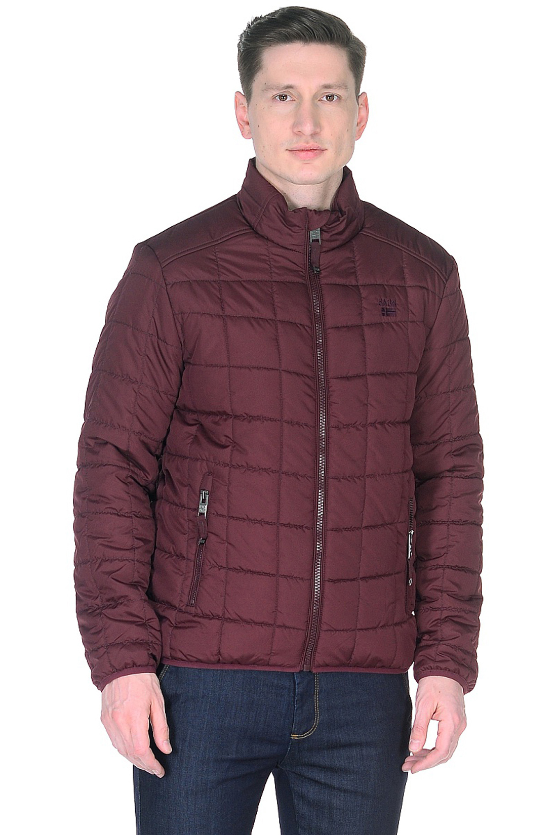 Куртка с квадратной простёжкой (арт. baon B538012), размер 3XL, цвет бордовый Куртка с квадратной простёжкой (арт. baon B538012) - фото 1